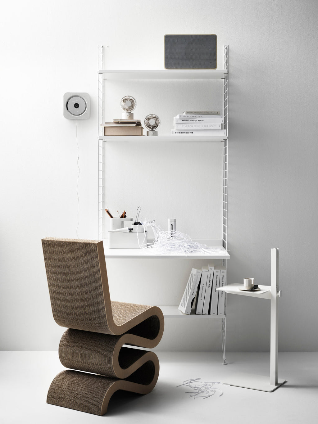 Museum Height-Adjustable Side Table