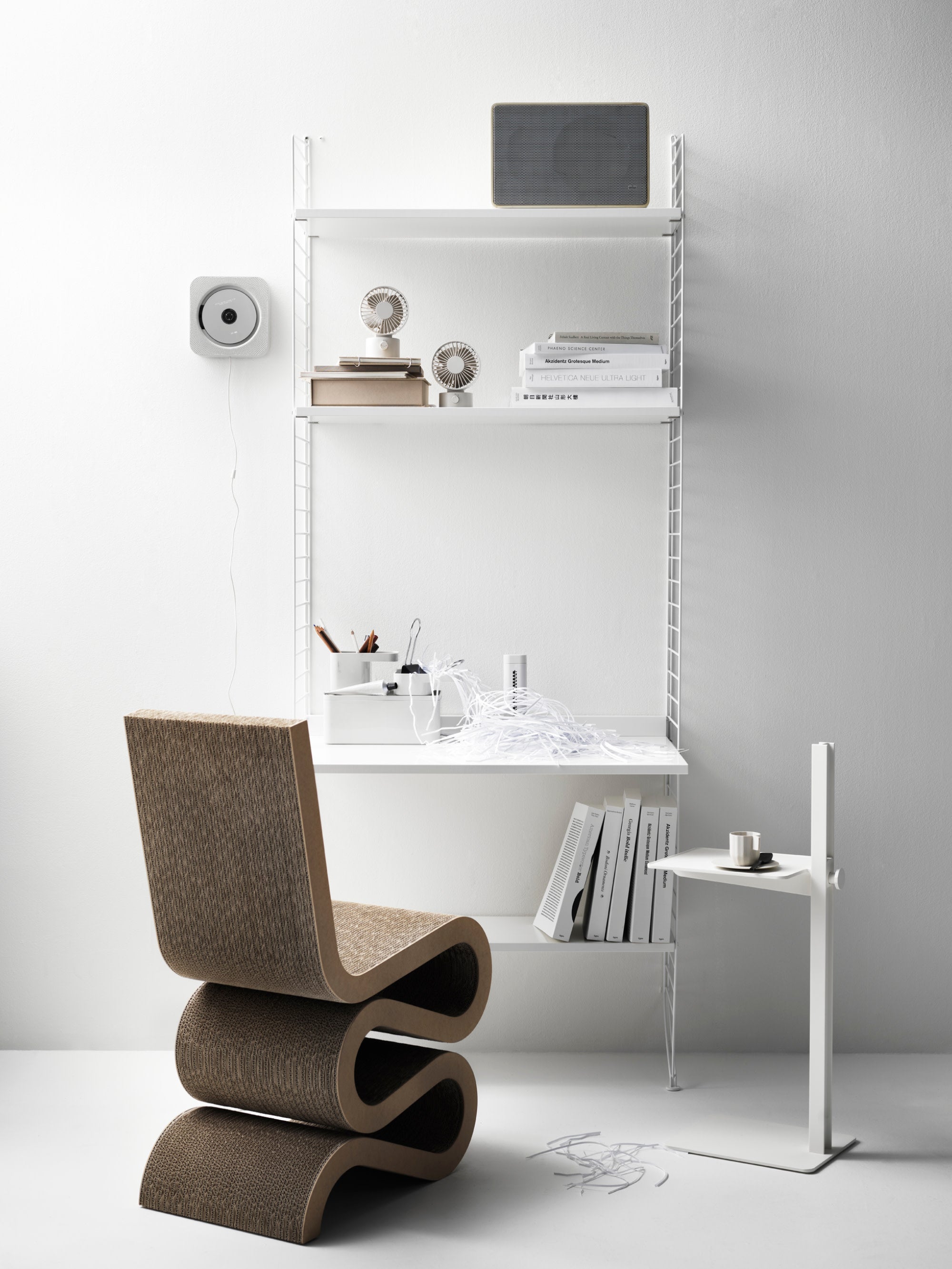 Museum Height-Adjustable Side Table