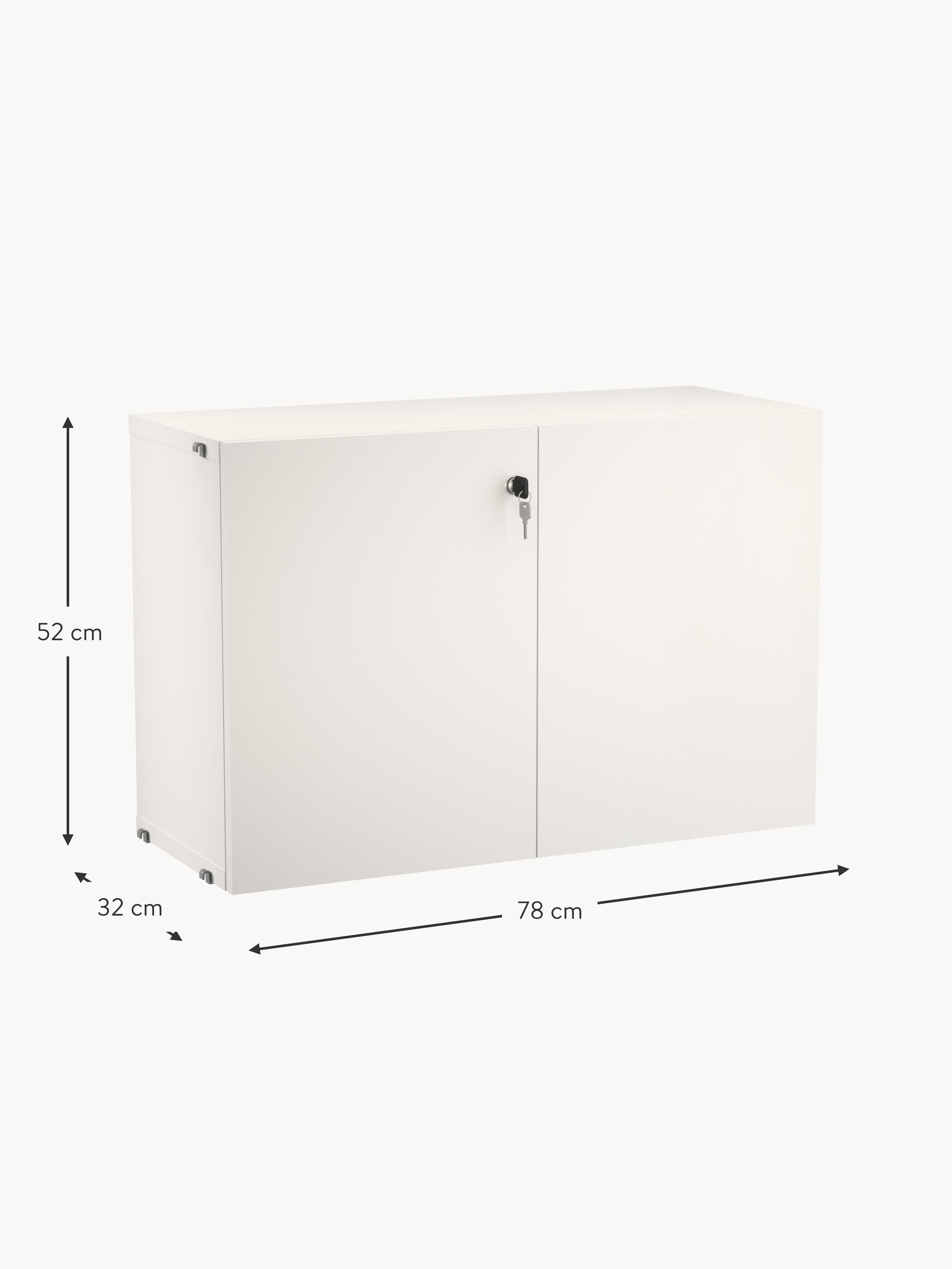 Cabinet String System with Lock, W 78 x D 32 cm