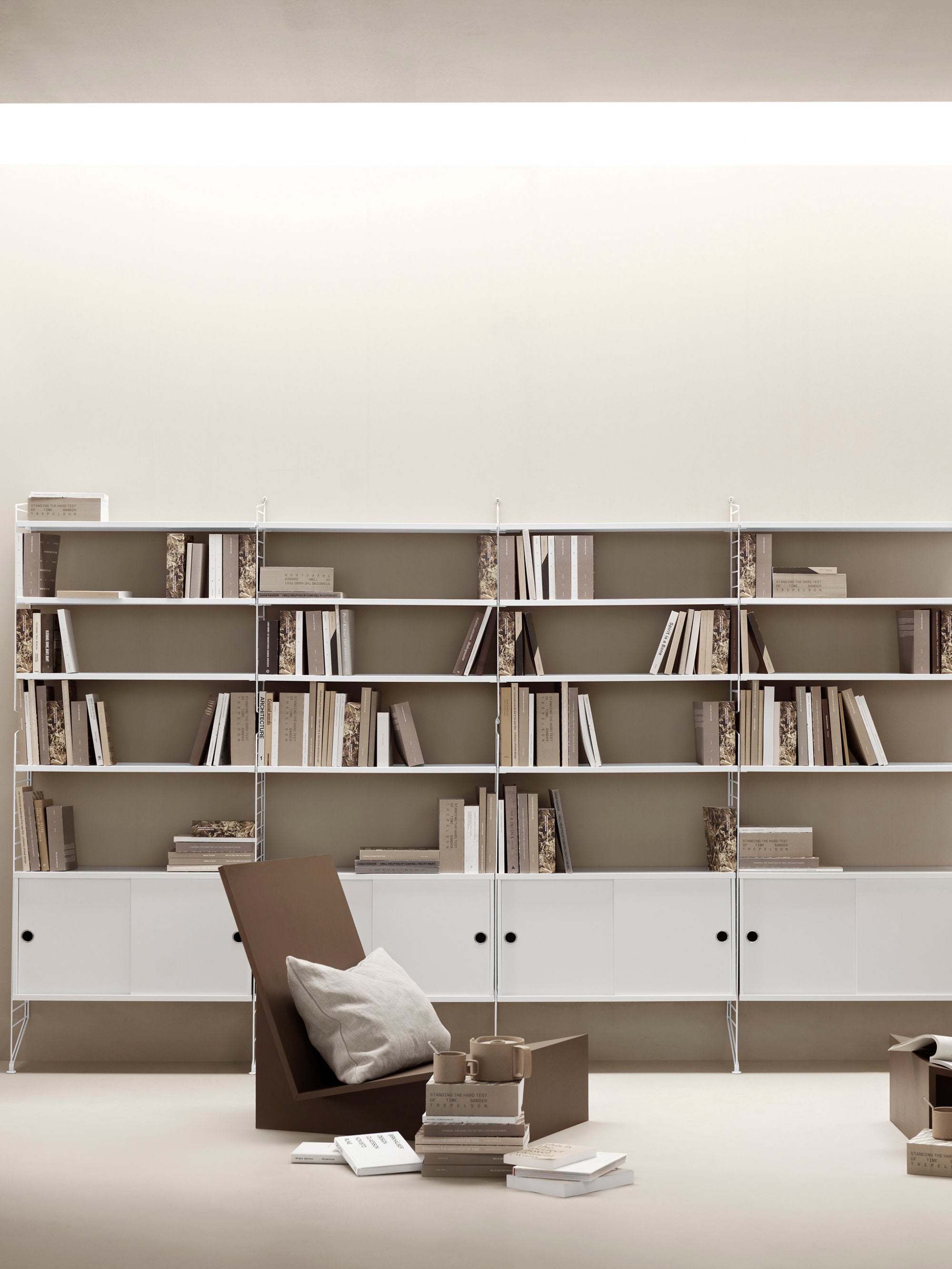 Cabinet String System with Sliding Doors, W 78 x D 30 cm