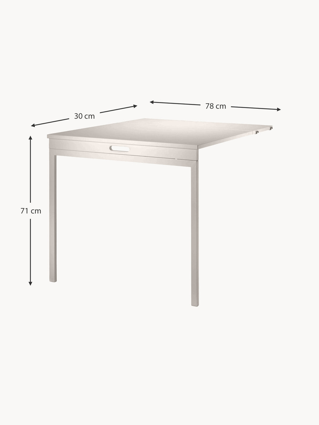 Folding Table String System, W 78 x D 30 cm
