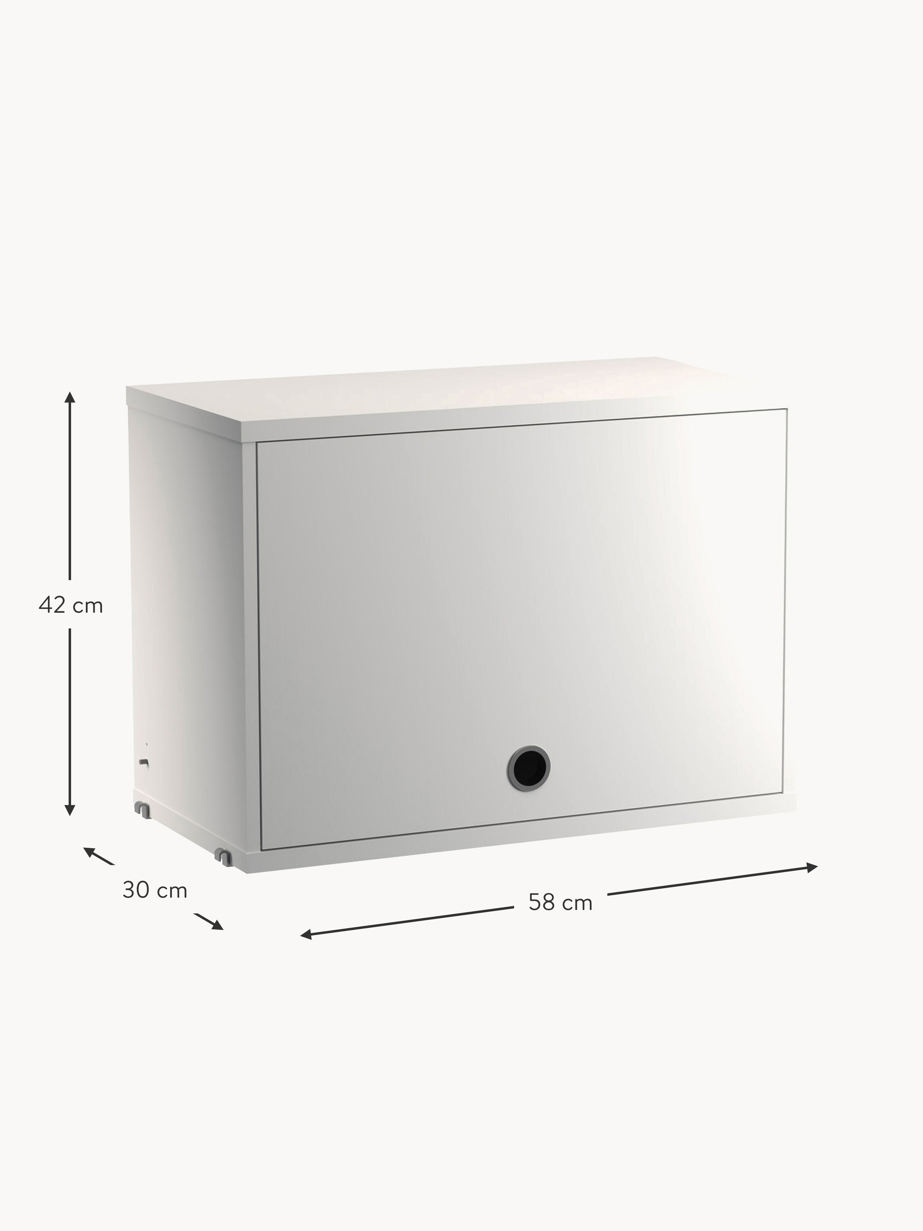 Cabinet String System with Flip Door, W 58 x D 30 cm