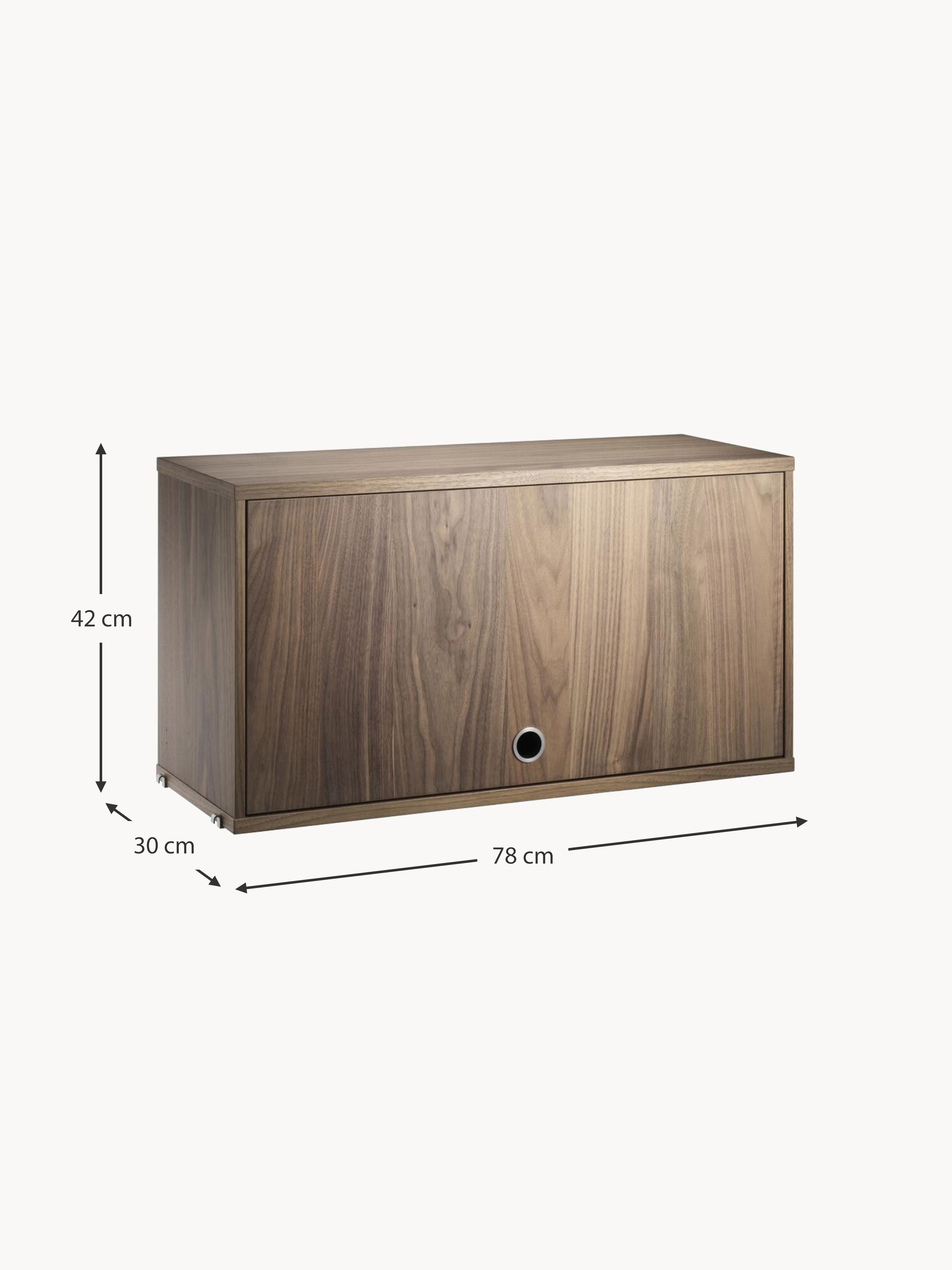 Cabinet String System with Flip Door, W 78 x D 30 cm