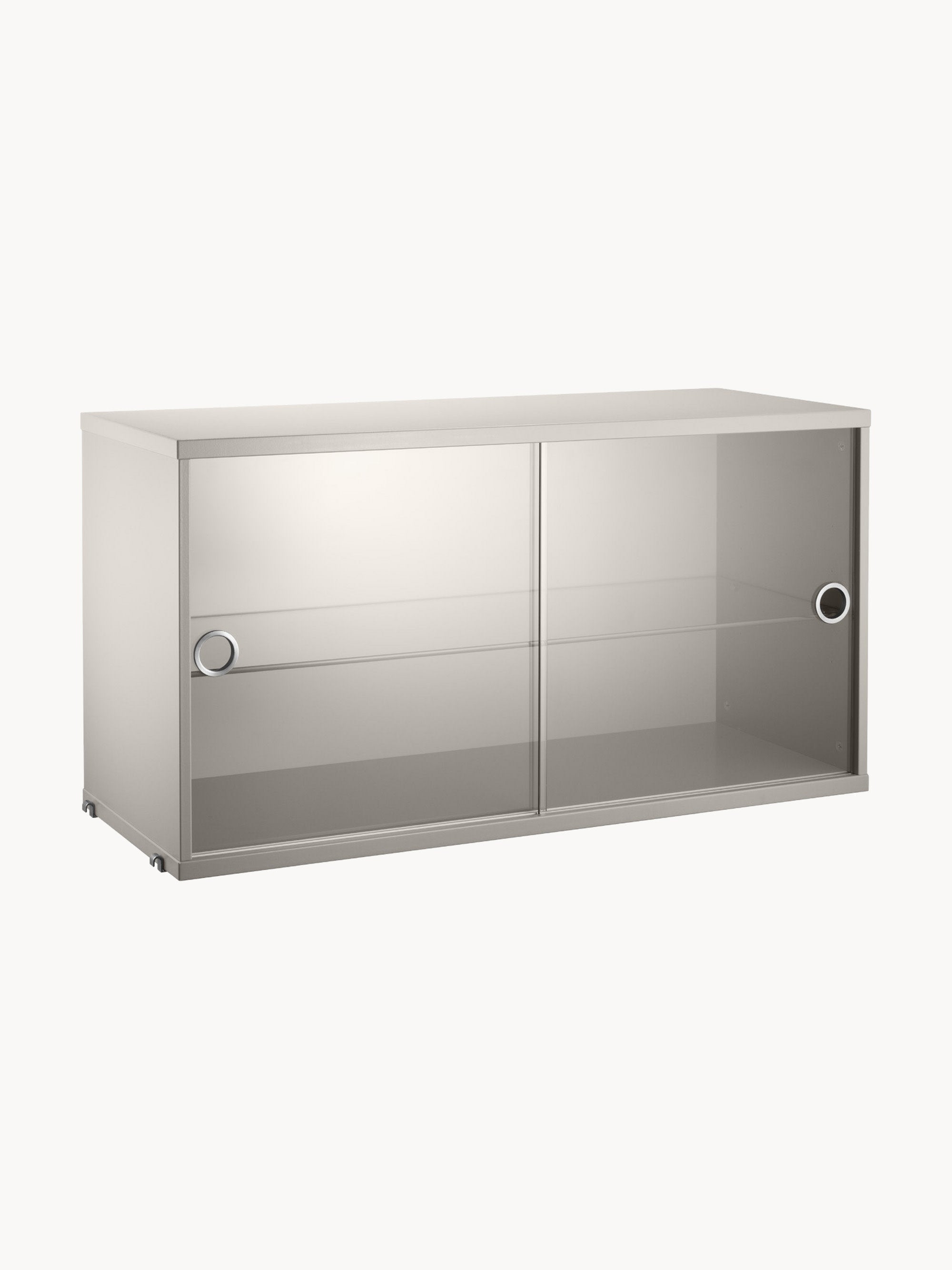 Gallery image 1 - Display Cabinet String System with Sliding Glass Doors, W 78 x D 30 cm
