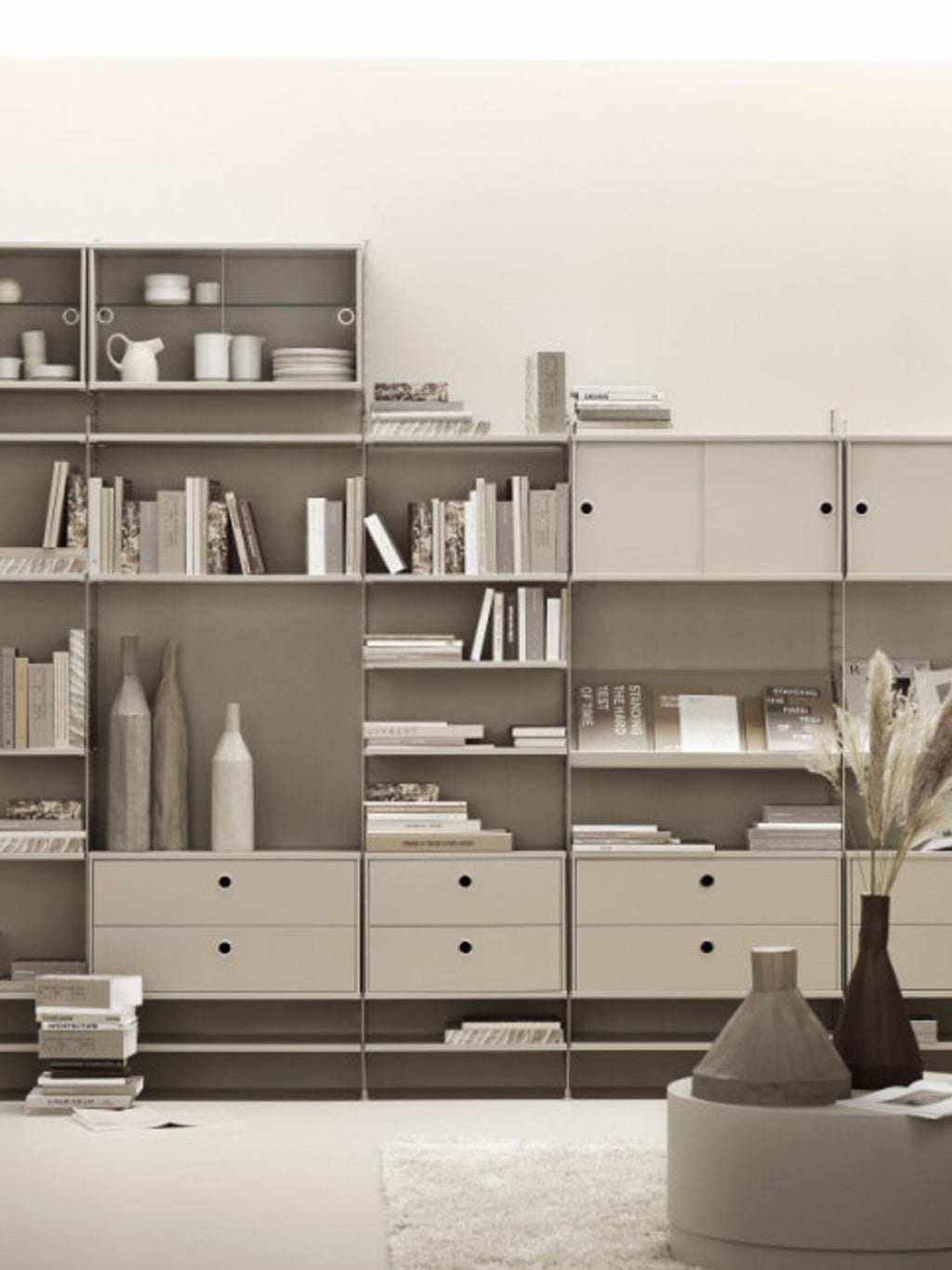 Cabinet String System with Drawers, W 78 x D 30 cm