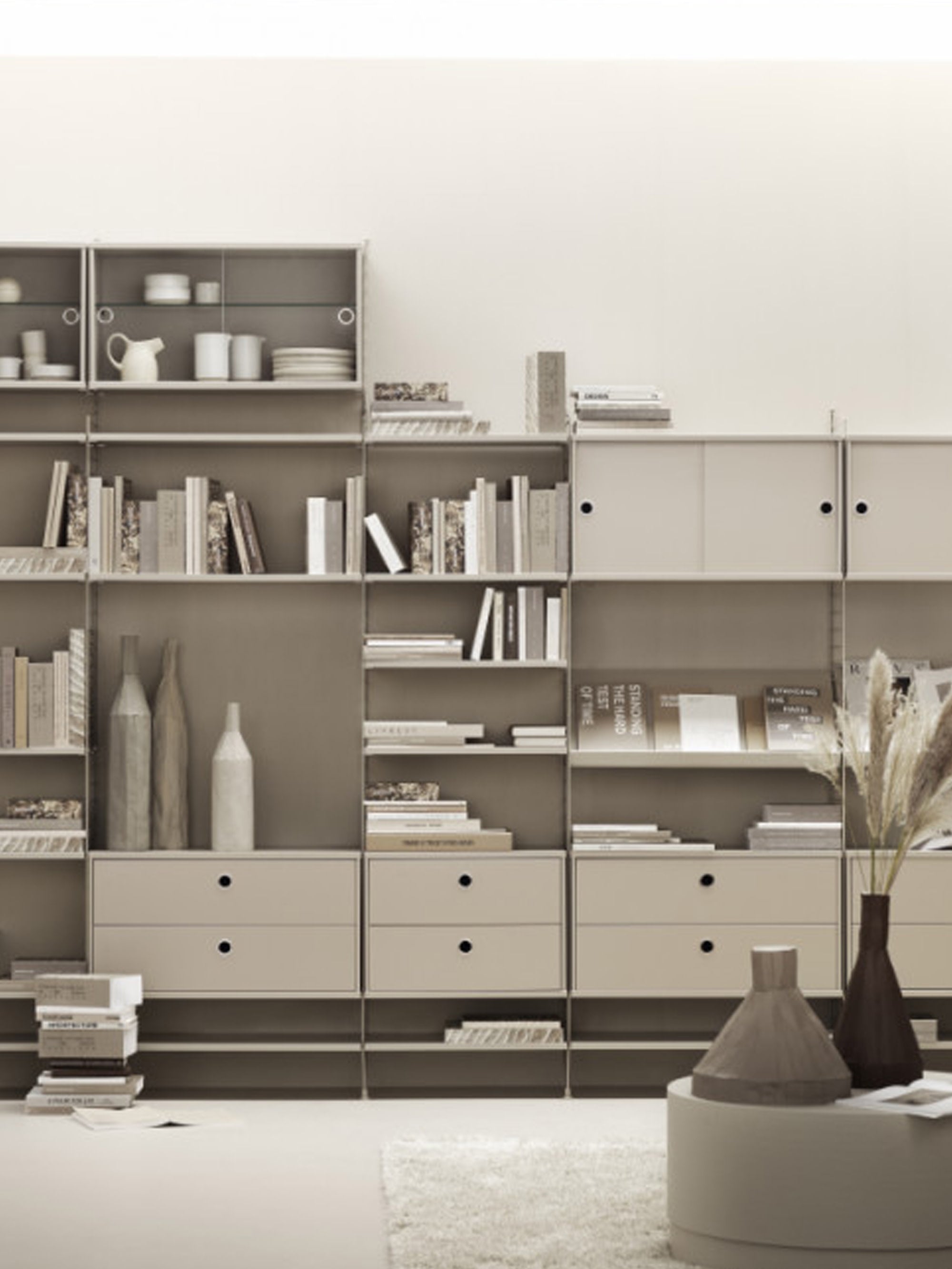 Cabinet String System with Drawers, W 78 x D 30 cm