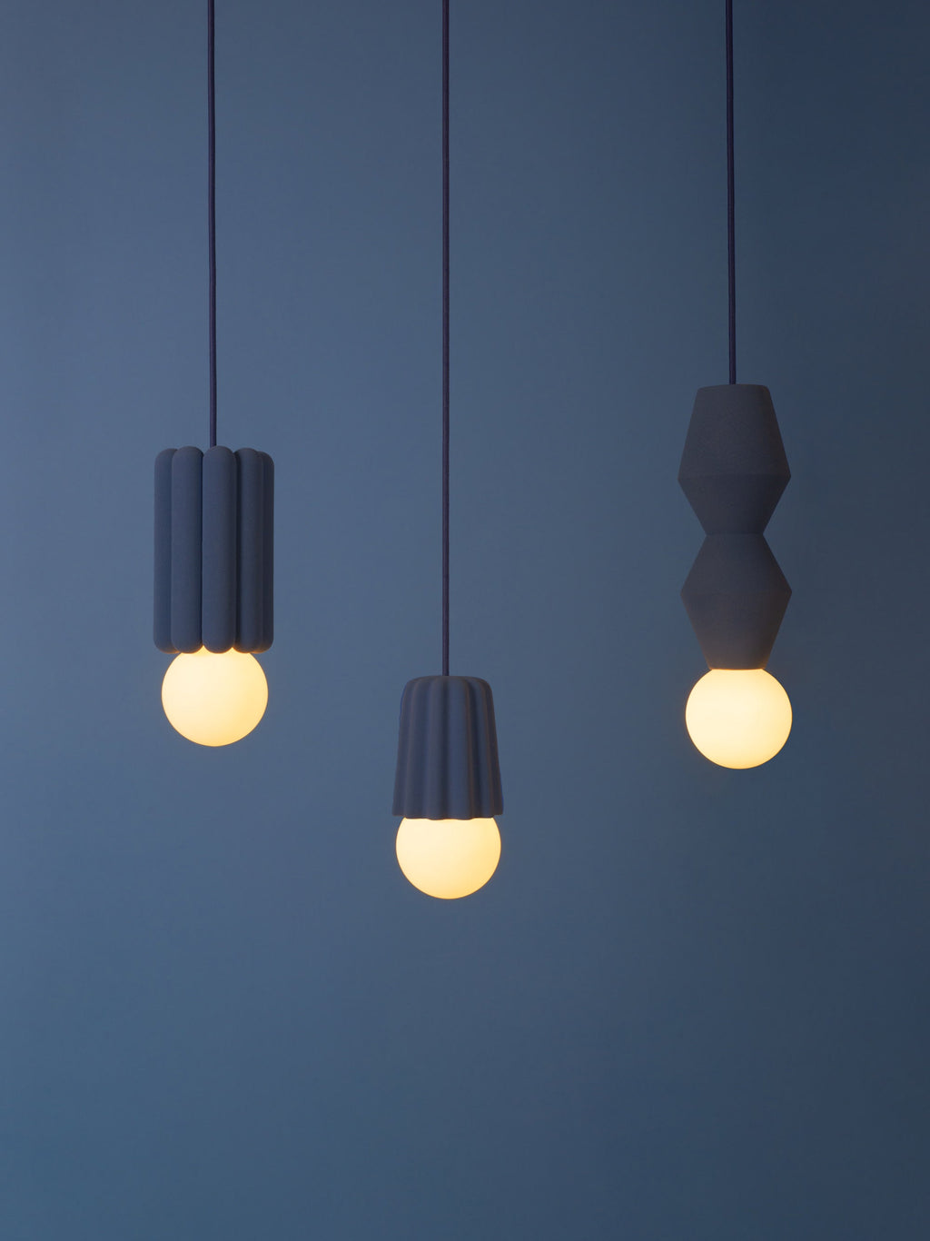 Small Handmade Dimmable Pendant Light STUCCO No. 2