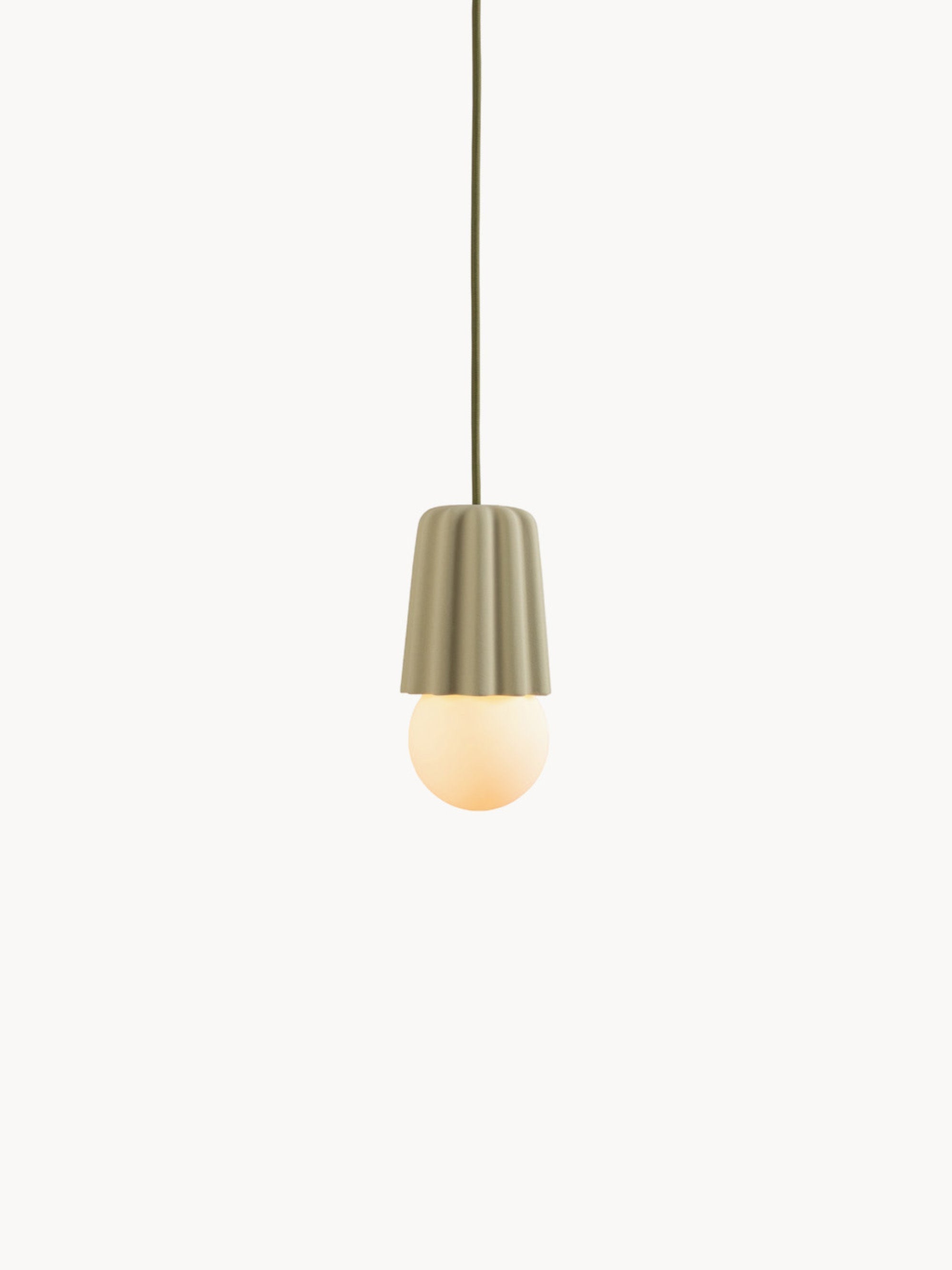 Gallery image 1 - Small Handmade Dimmable Pendant Light STUCCO No. 1