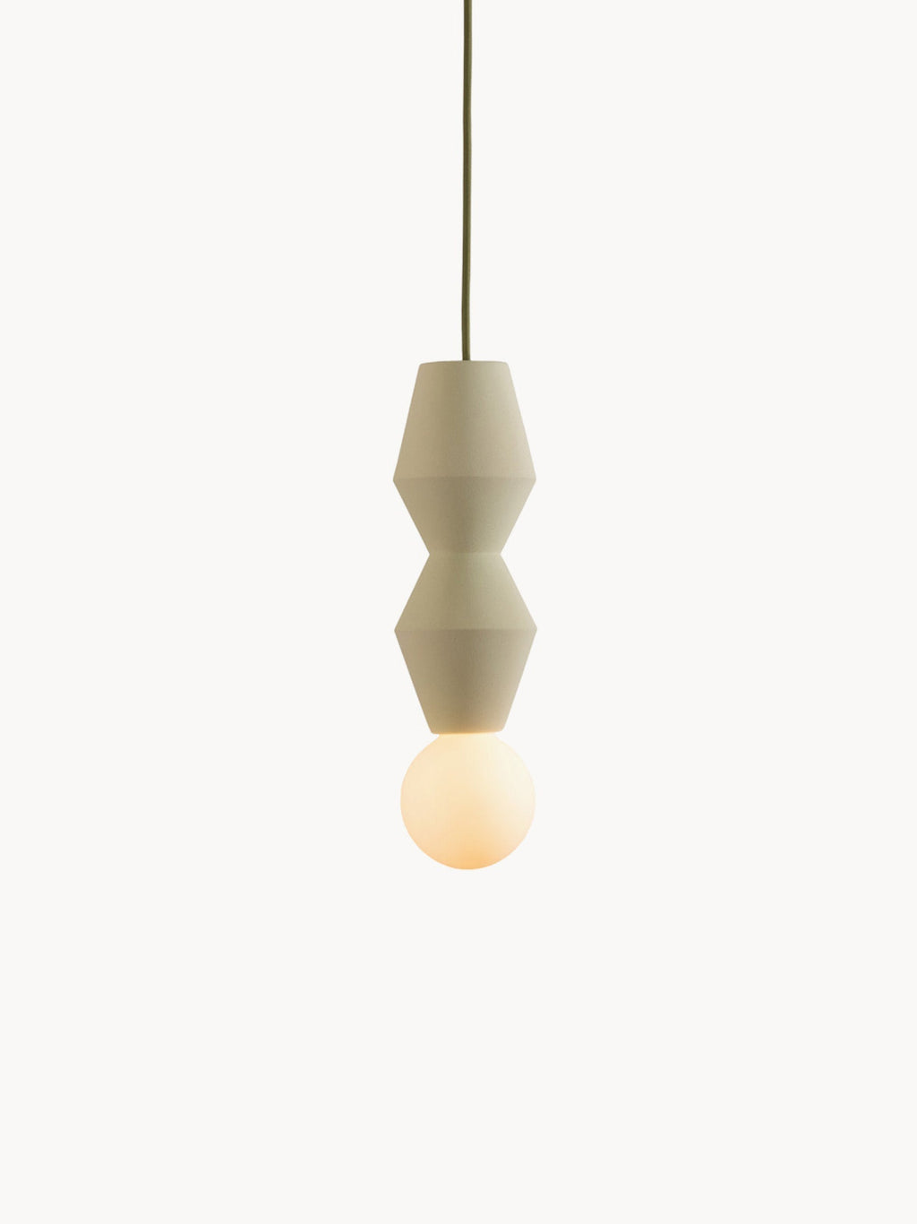 Gallery image 1 - Small Handmade Dimmable Pendant Light STUCCO No. 2