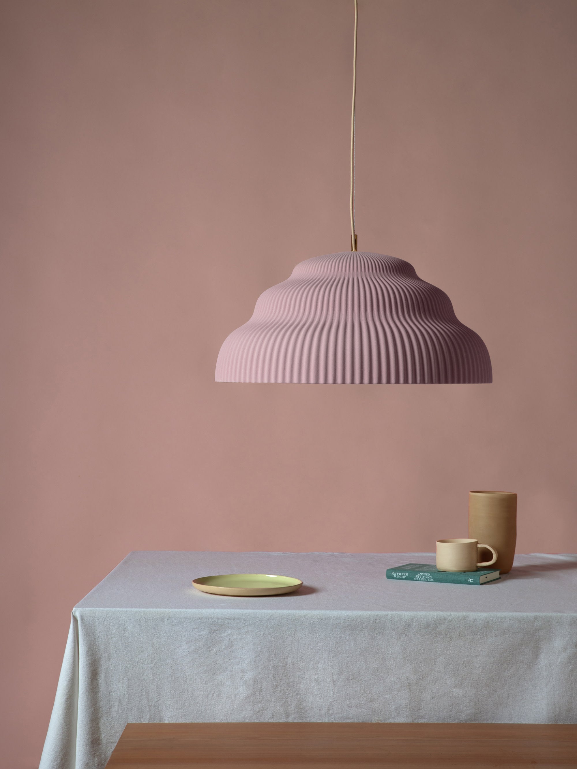 Kaskad Handmade Stoneware Pendant Light, in various sizes