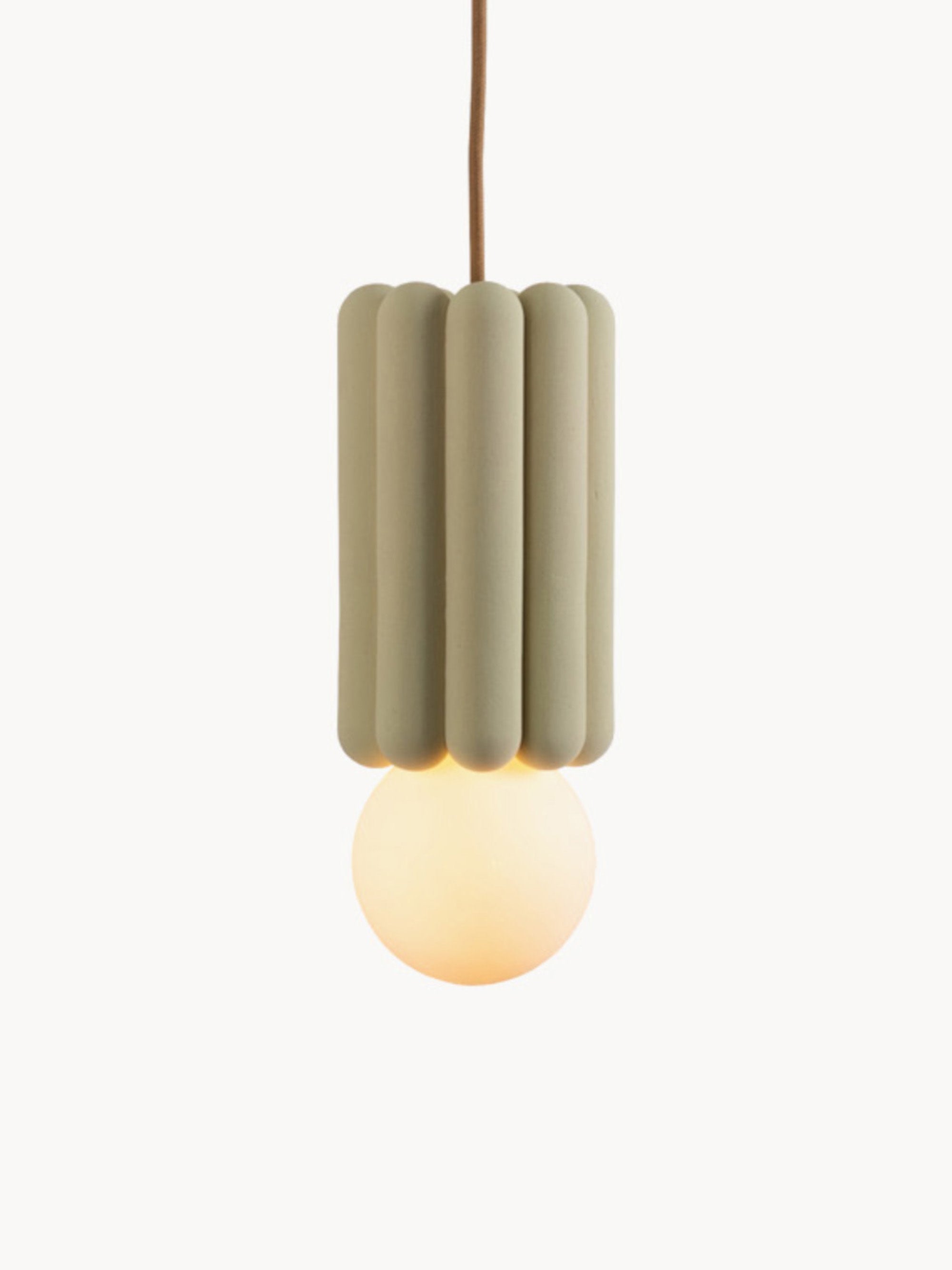 Gallery image 1 - Small Handmade Dimmable Pendant Light STUCCO No. 3