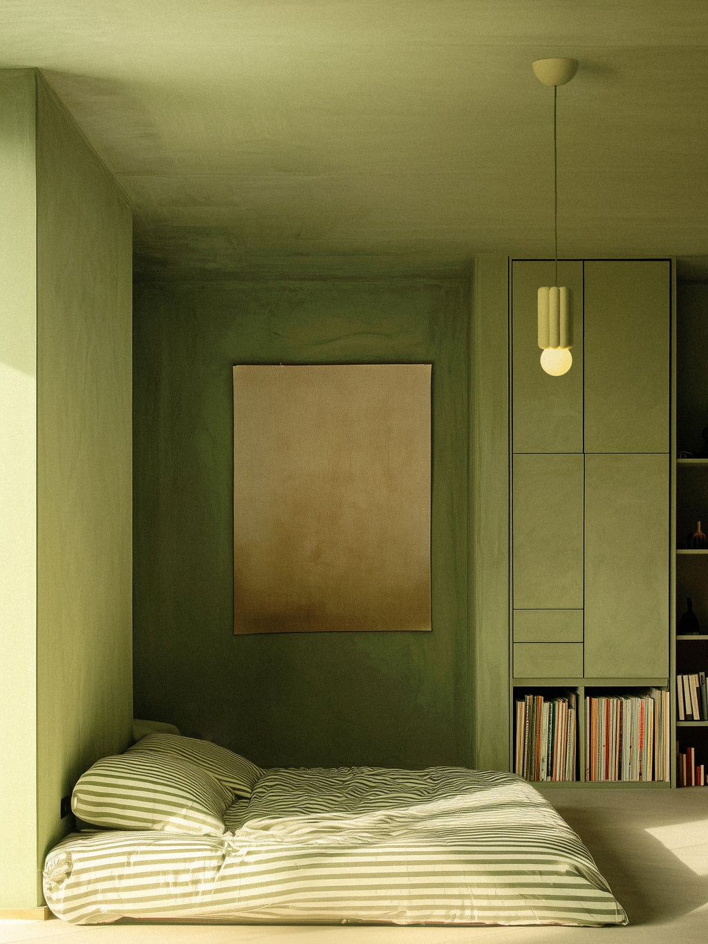 Small Handmade Dimmable Pendant Light STUCCO No. 3