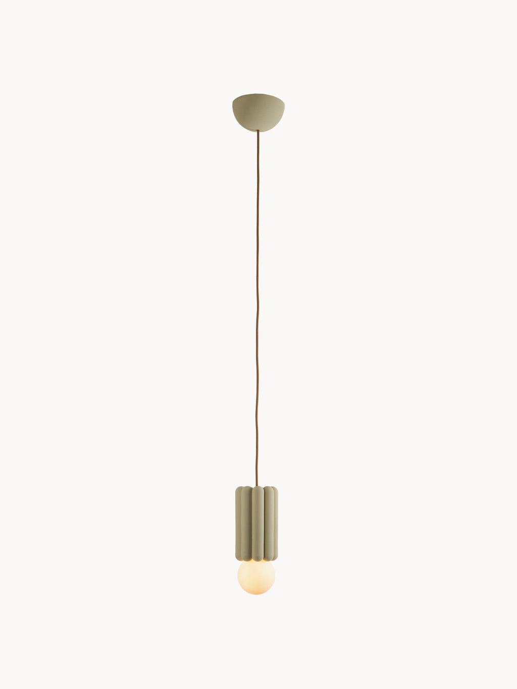 Small Handmade Dimmable Pendant Light STUCCO No. 3