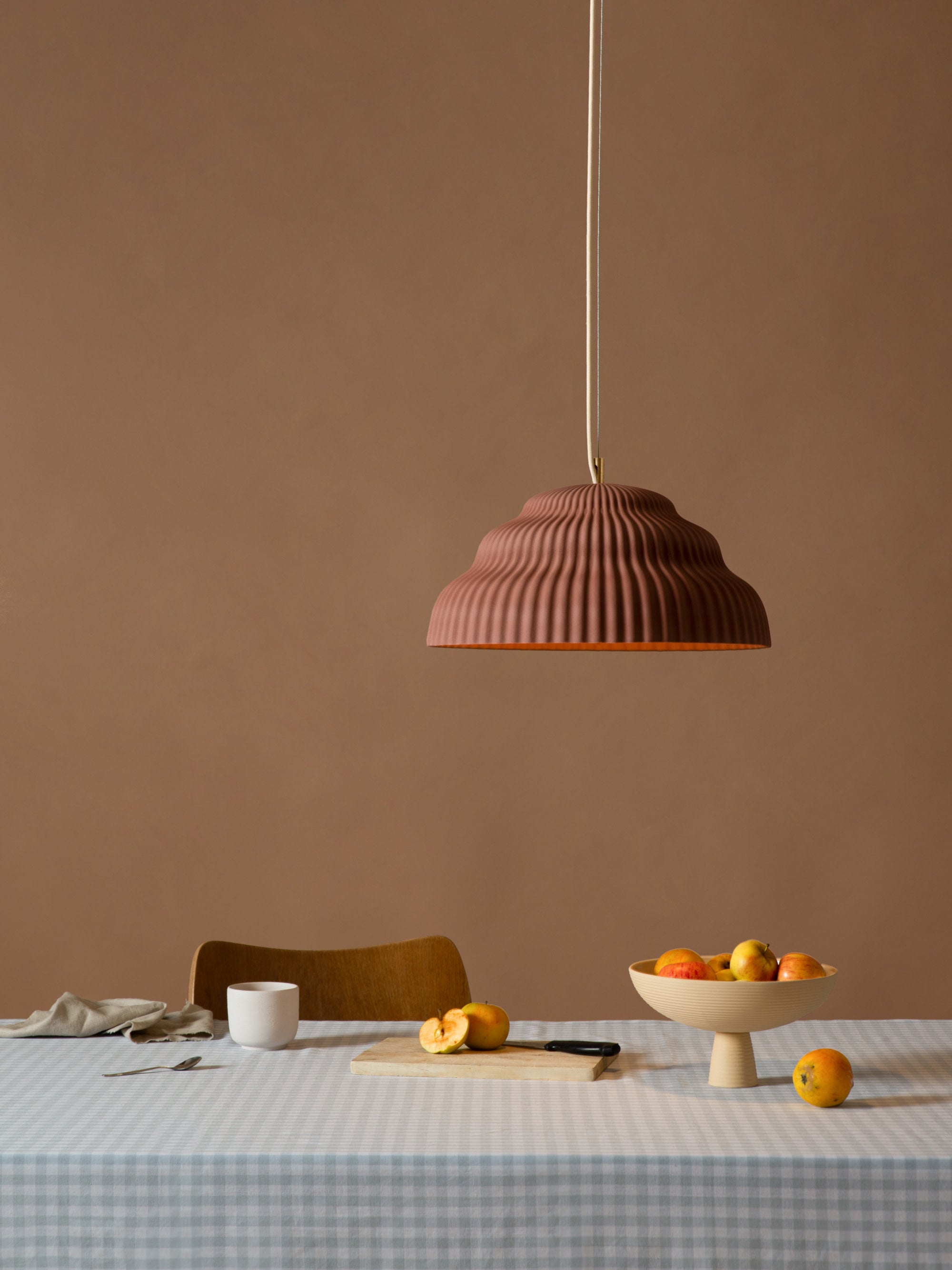 Kaskad Handmade Stoneware Pendant Light, in various sizes