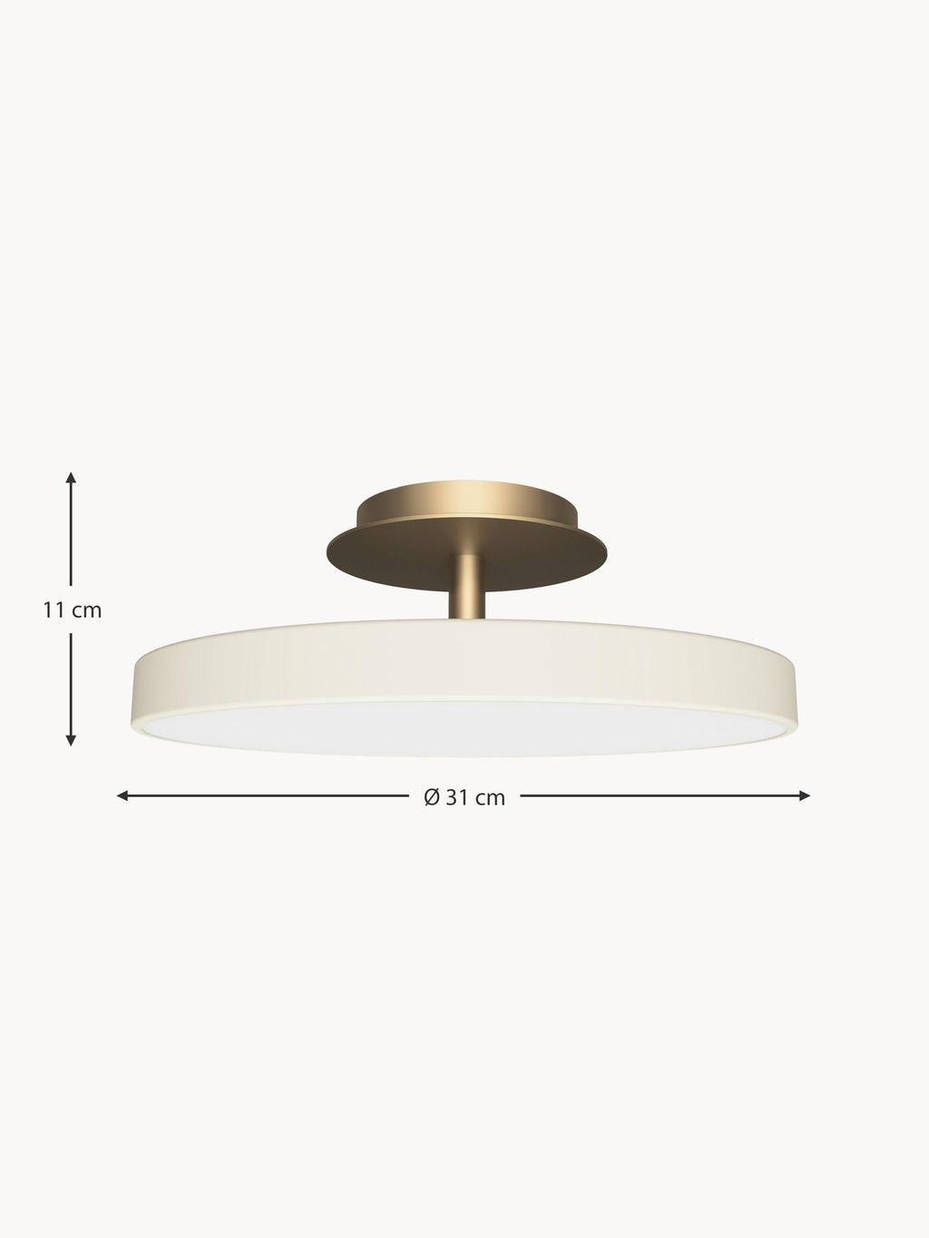 Mini Dimmable LED Ceiling Lamp Asteria Up Plus