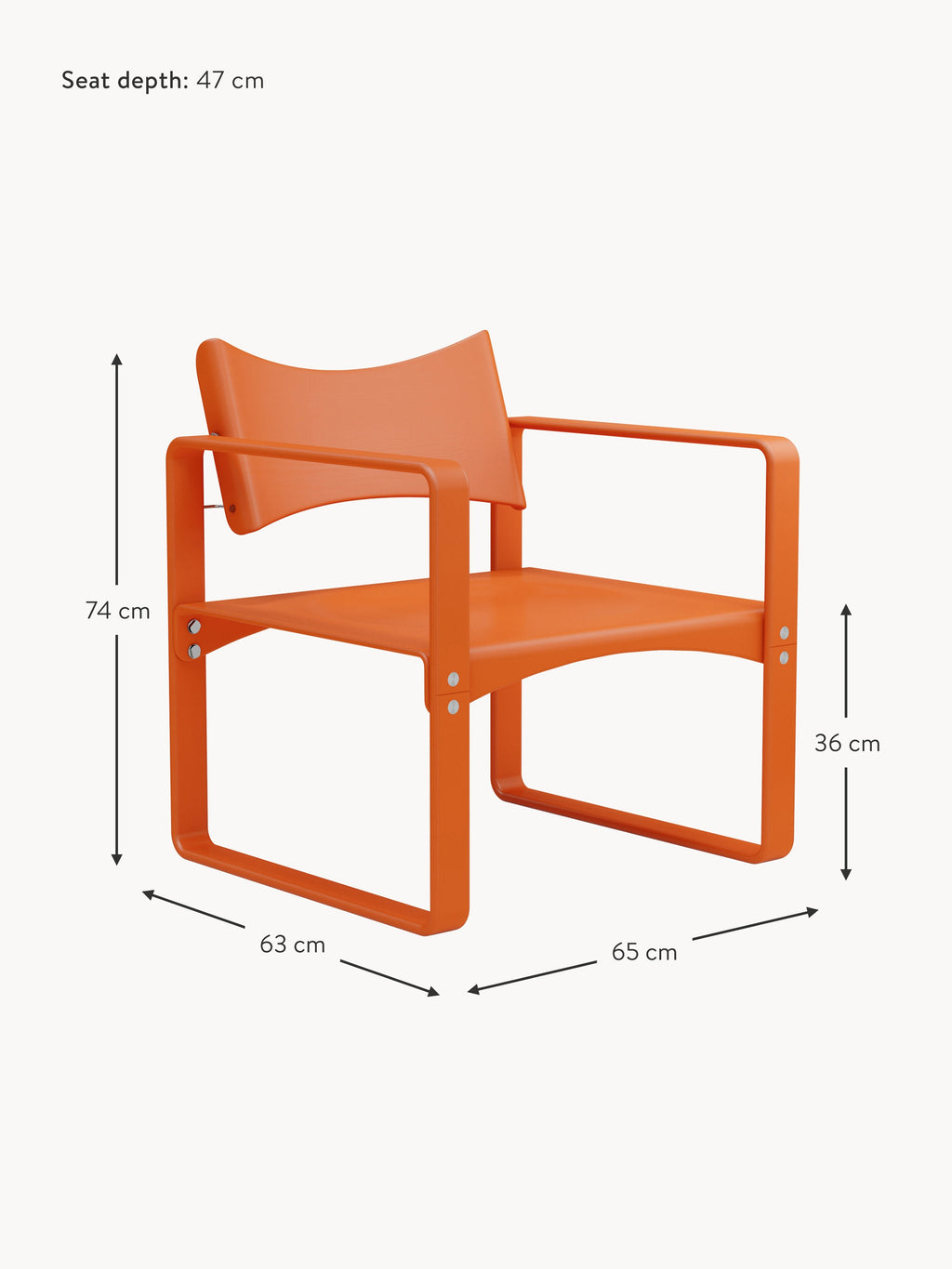 Armchair Series 270 F, Design Verner Panton