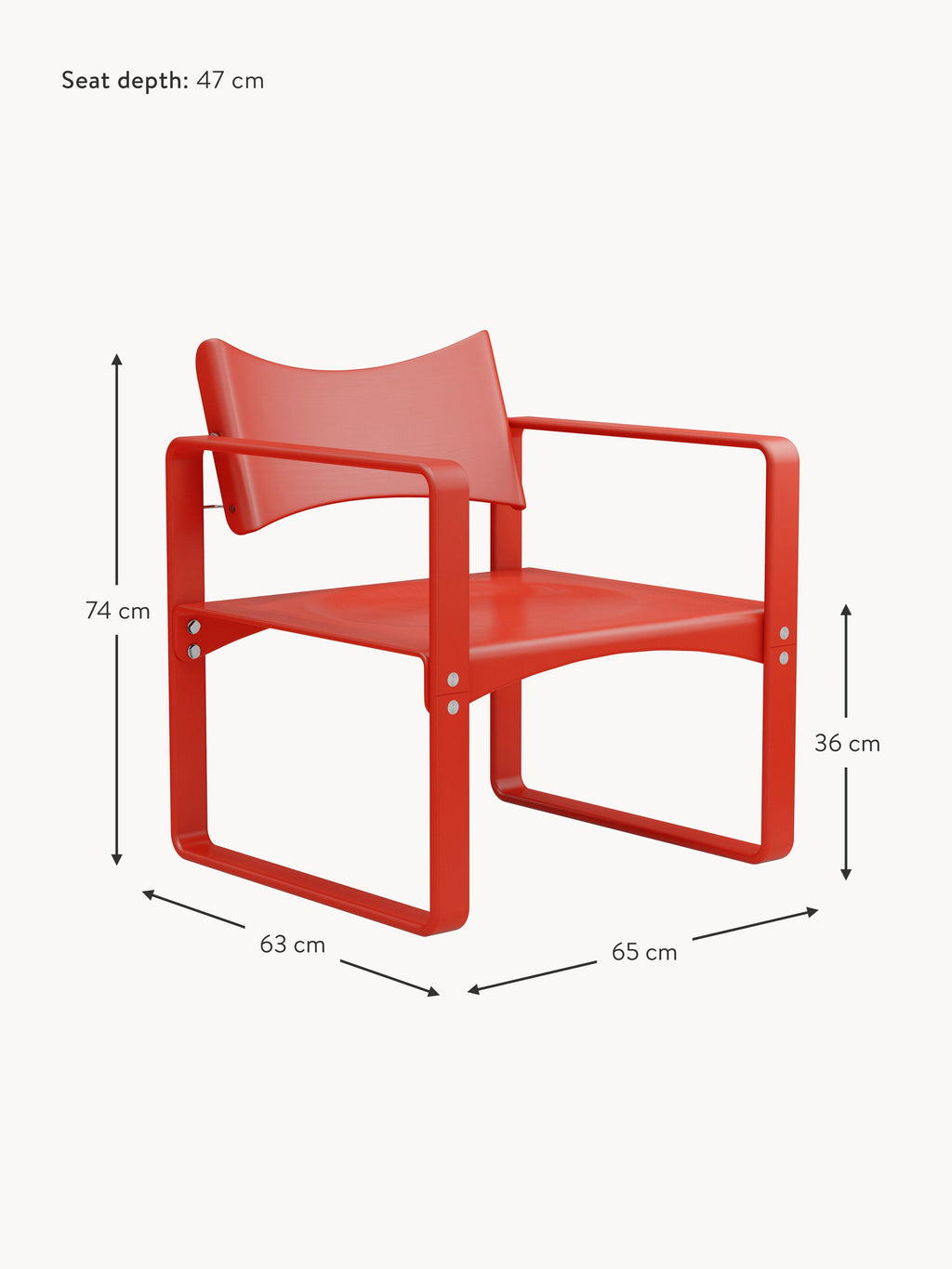 Armchair Series 270 F, Design Verner Panton