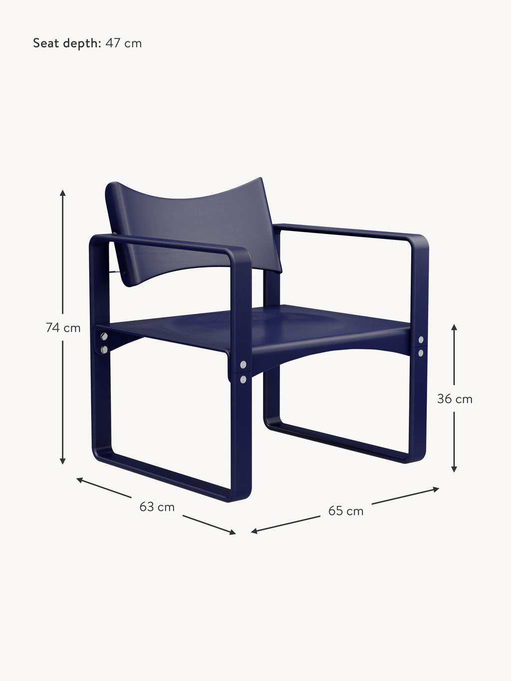 Armchair Series 270 F, Design Verner Panton