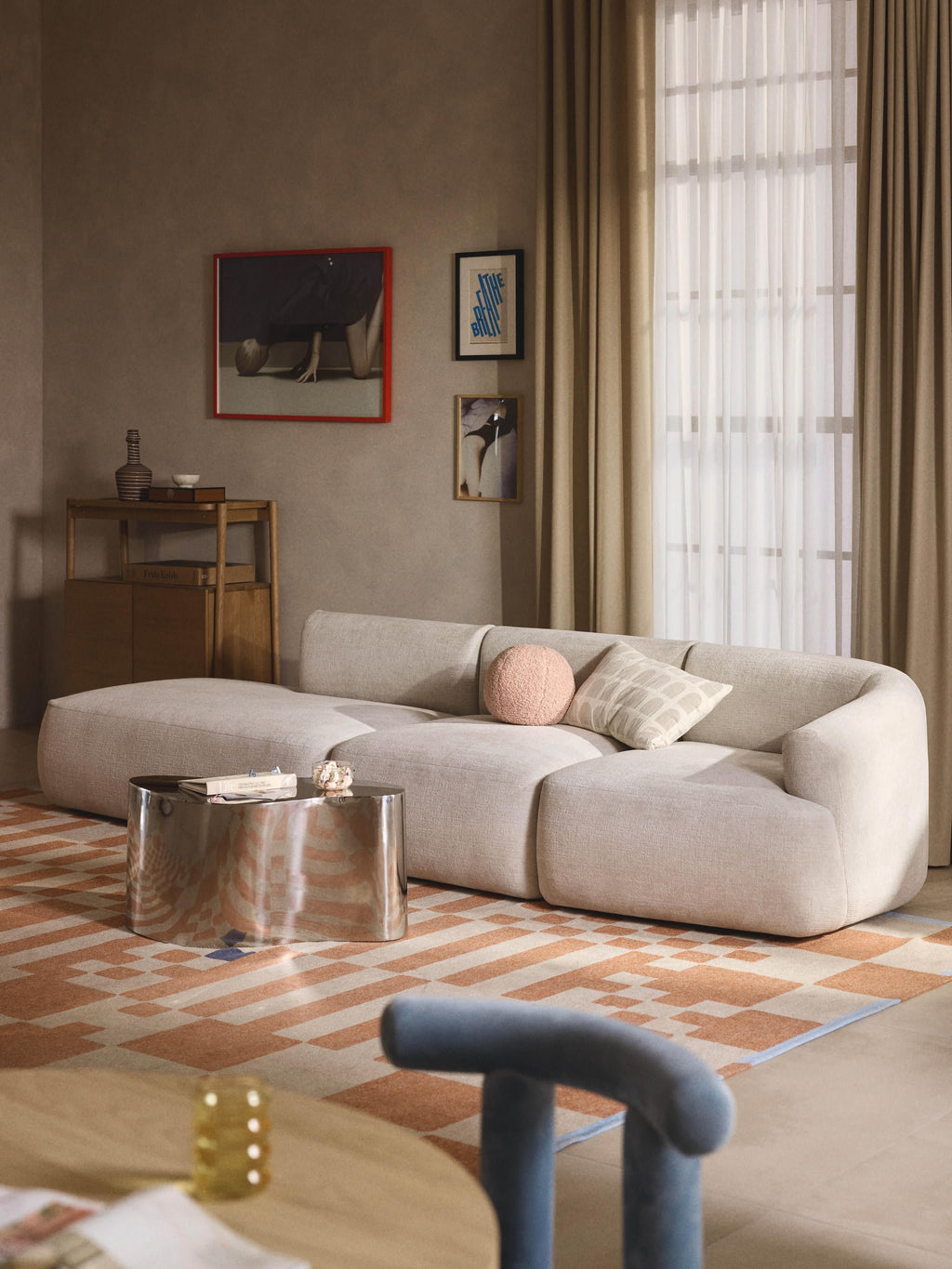 Sofia Modular Ottoman (4-seater)