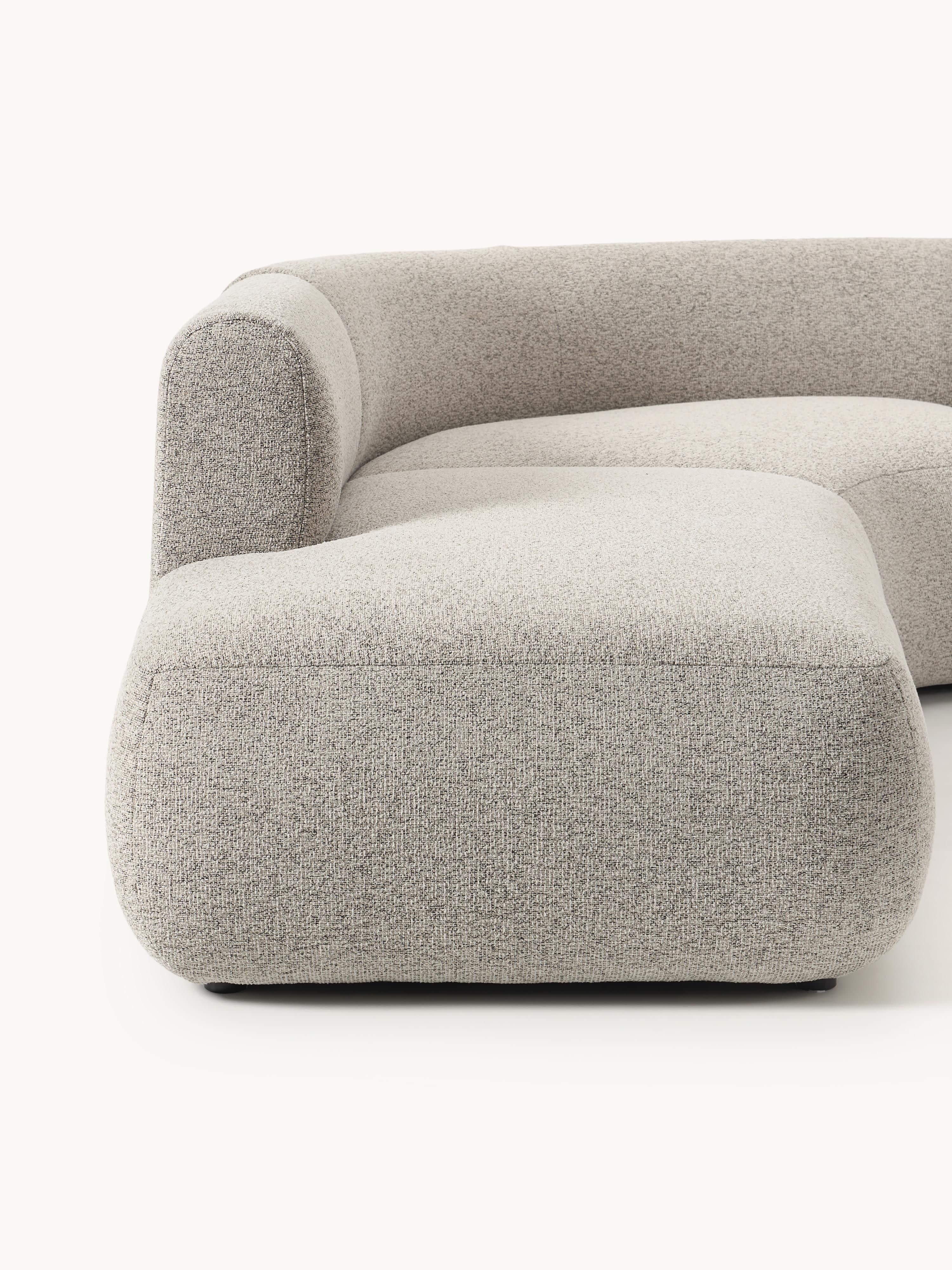 Sofia Modular Bouclé Corner Sofa (4-seater)