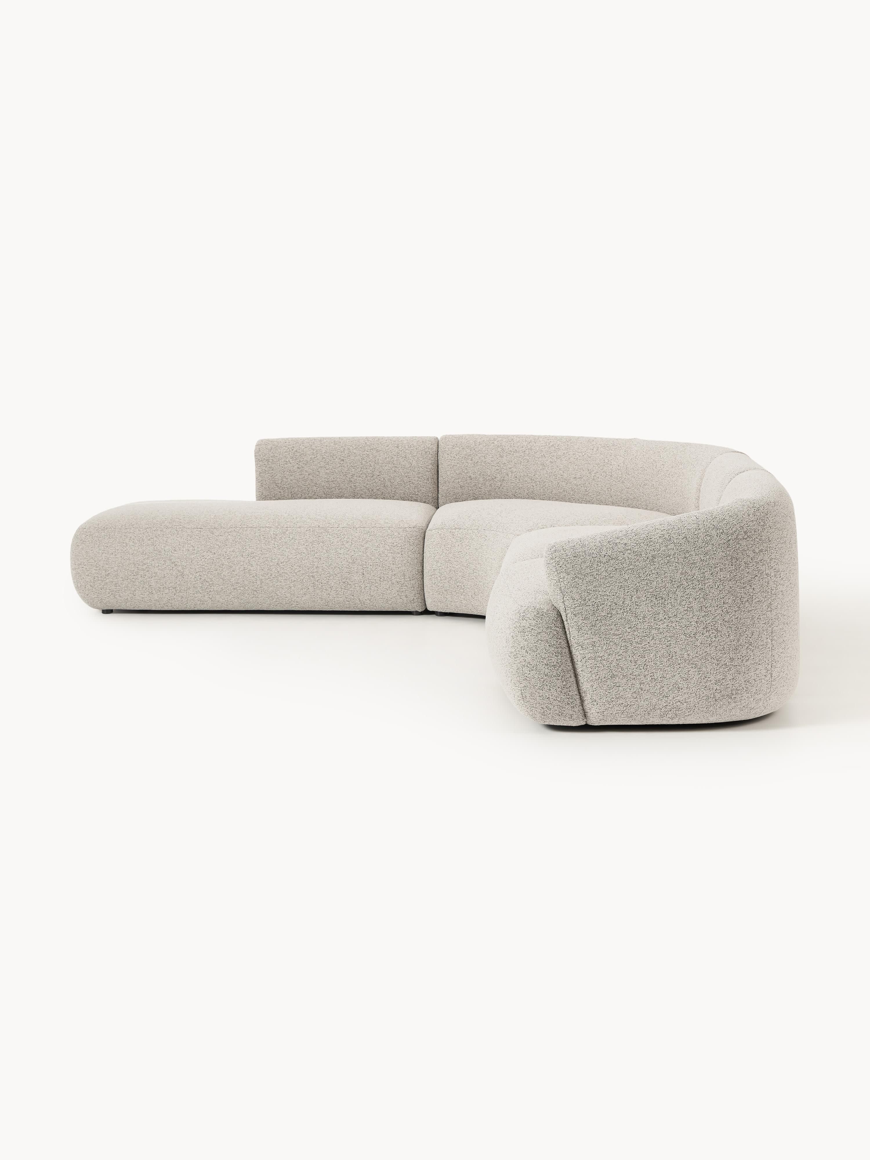 Sofia Modular Bouclé Corner Sofa (4-seater)