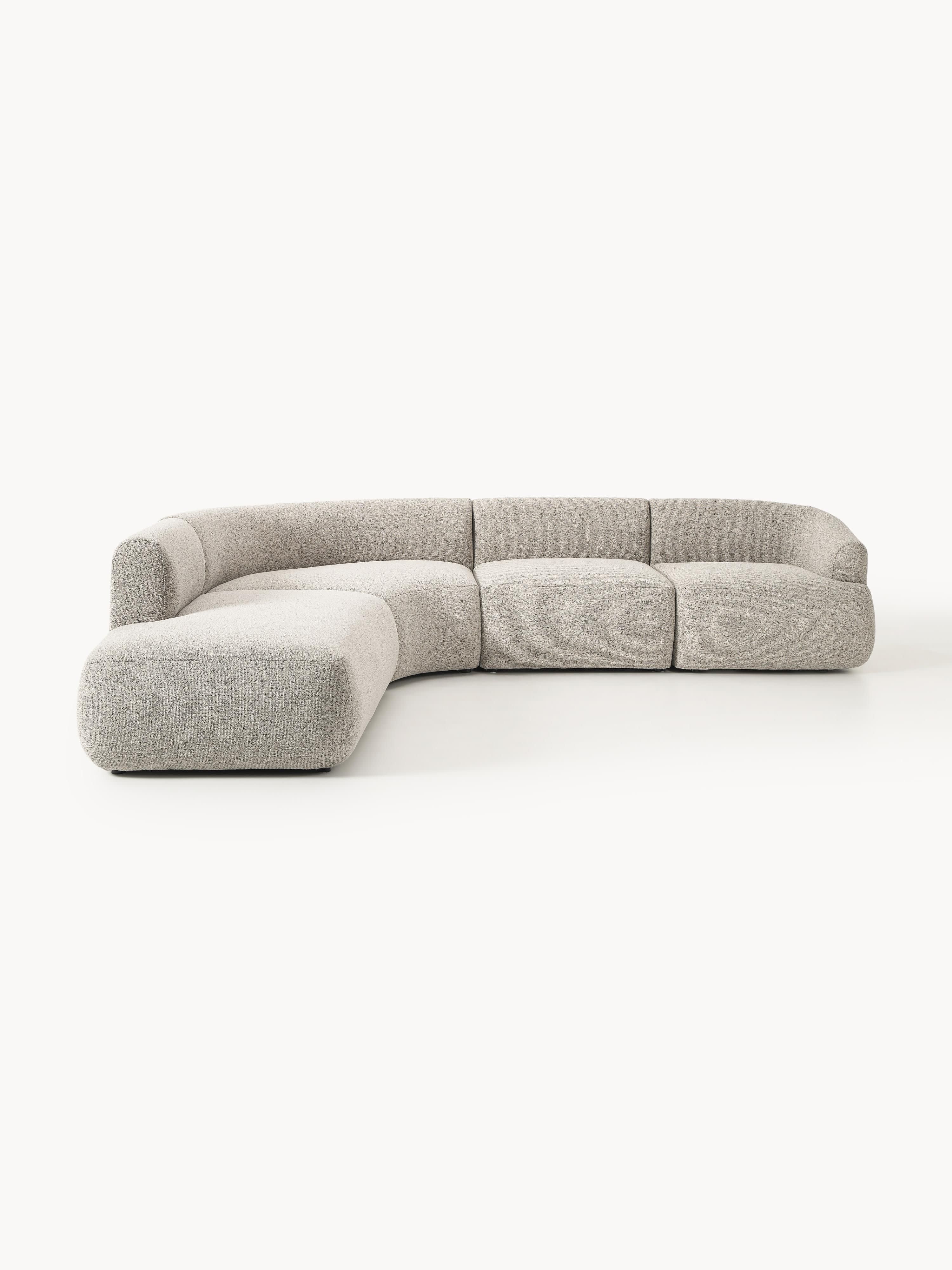 Gallery image 1 - Modular Bouclé Corner Sofa Sofia (4-seater)