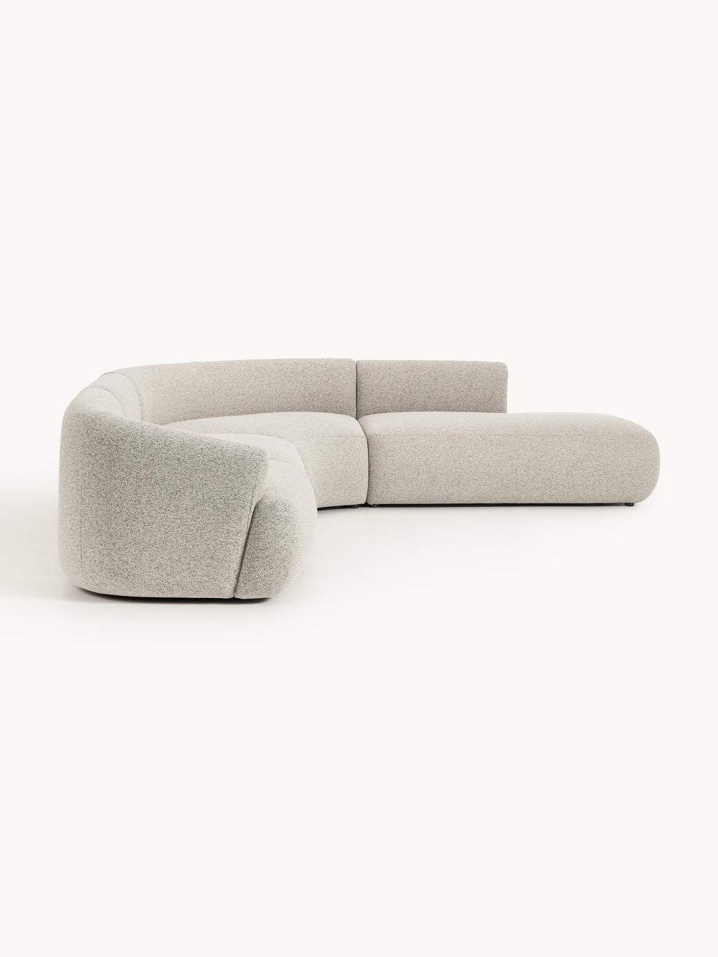 Sofia Modular Bouclé Corner Sofa (4-seater)