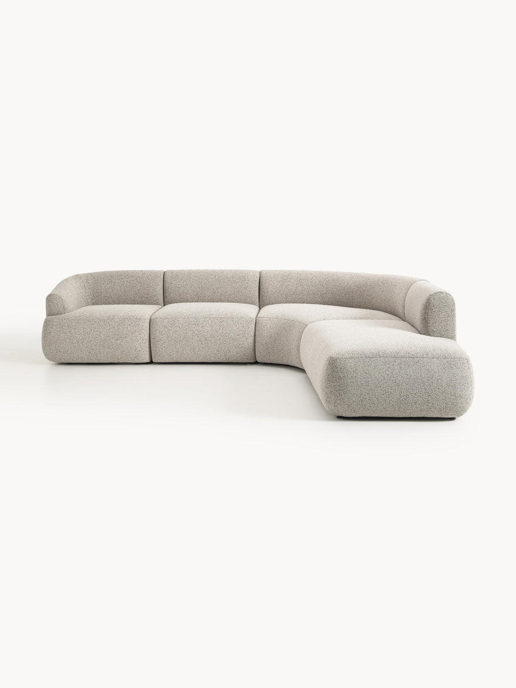 Sofia Modular Bouclé Corner Sofa (4-seater)