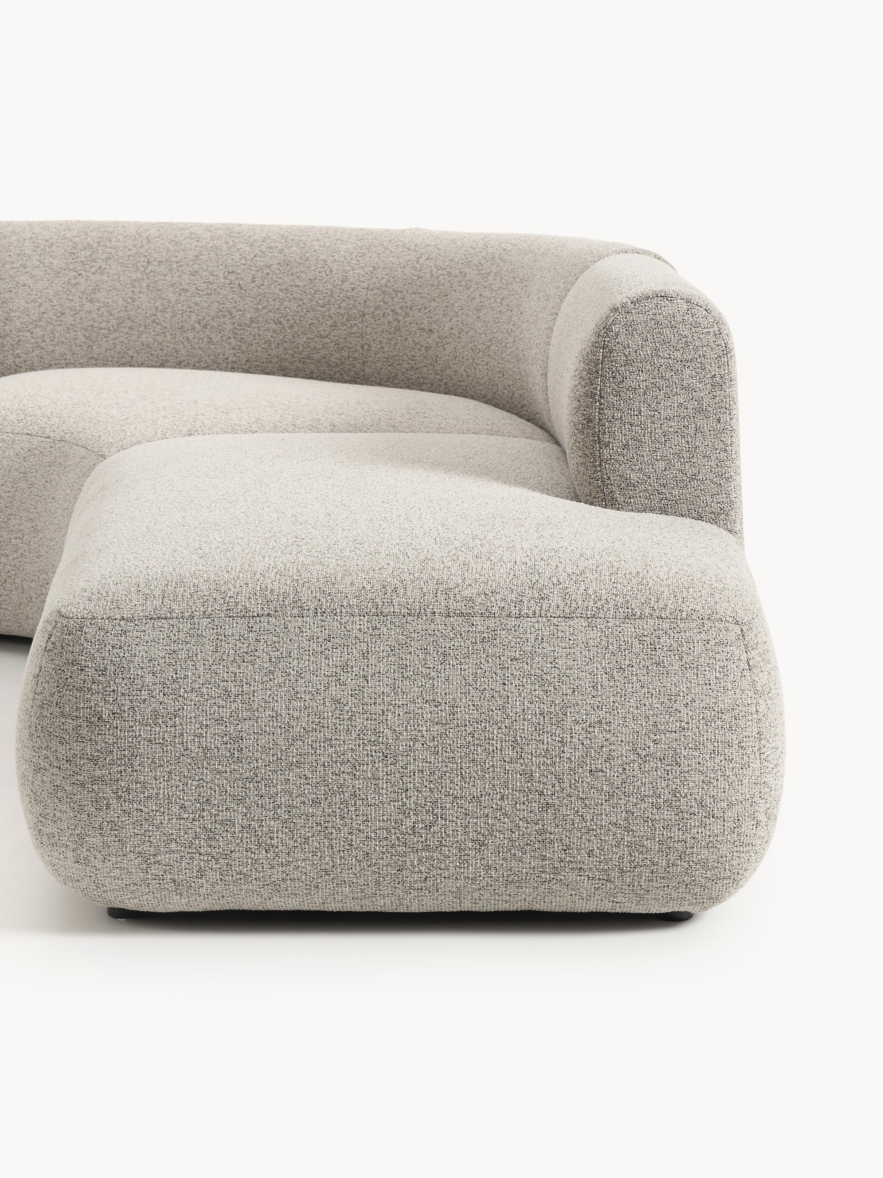 Sofia Modular Bouclé Corner Sofa (4-seater)