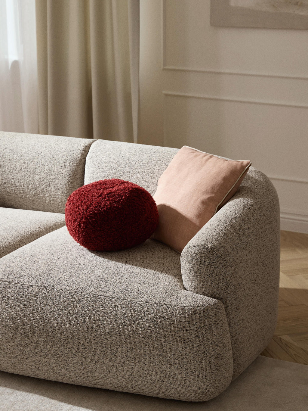 Sofia Modular Bouclé Sofa (2-seater)