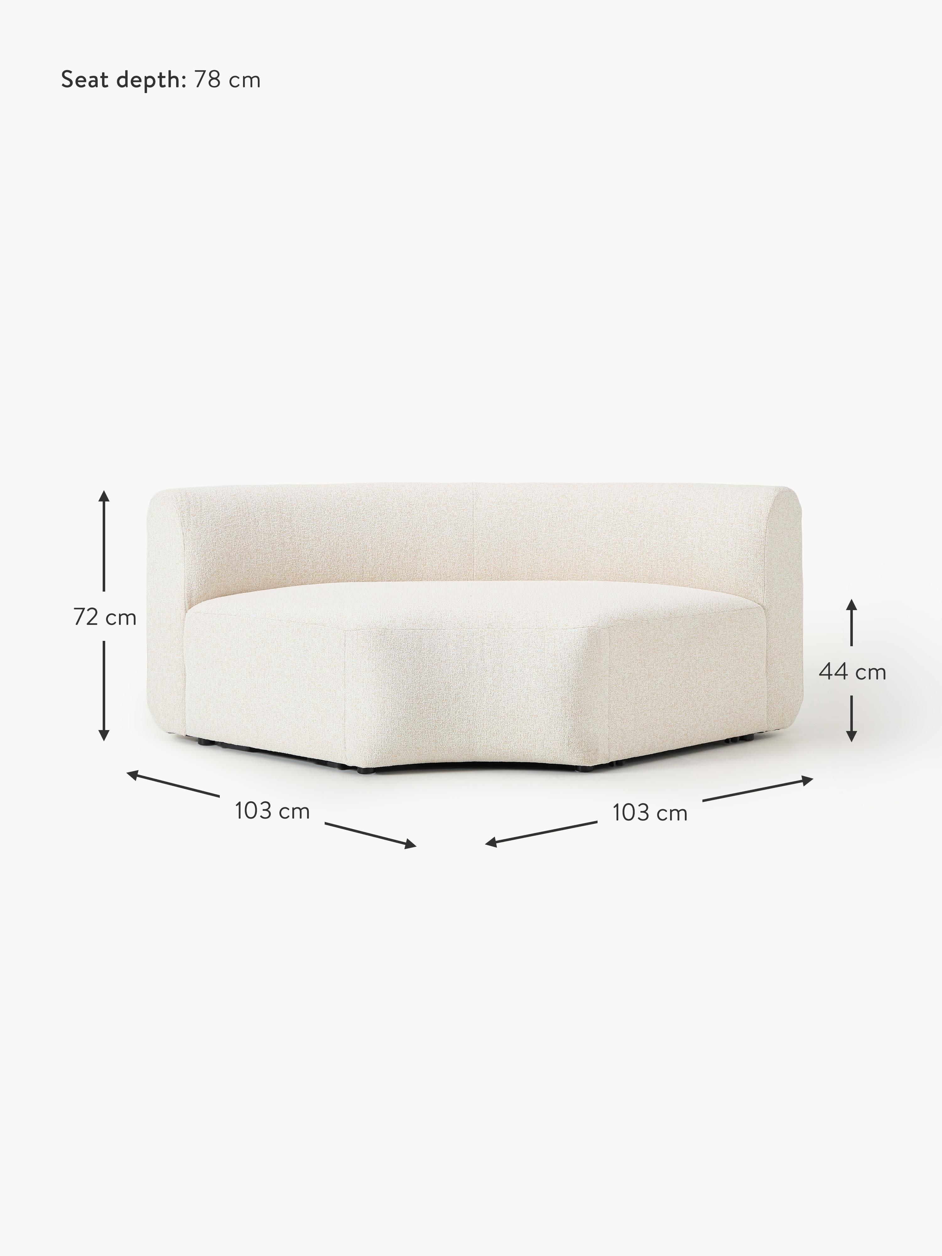 Sofia Round Bouclé Corner Module