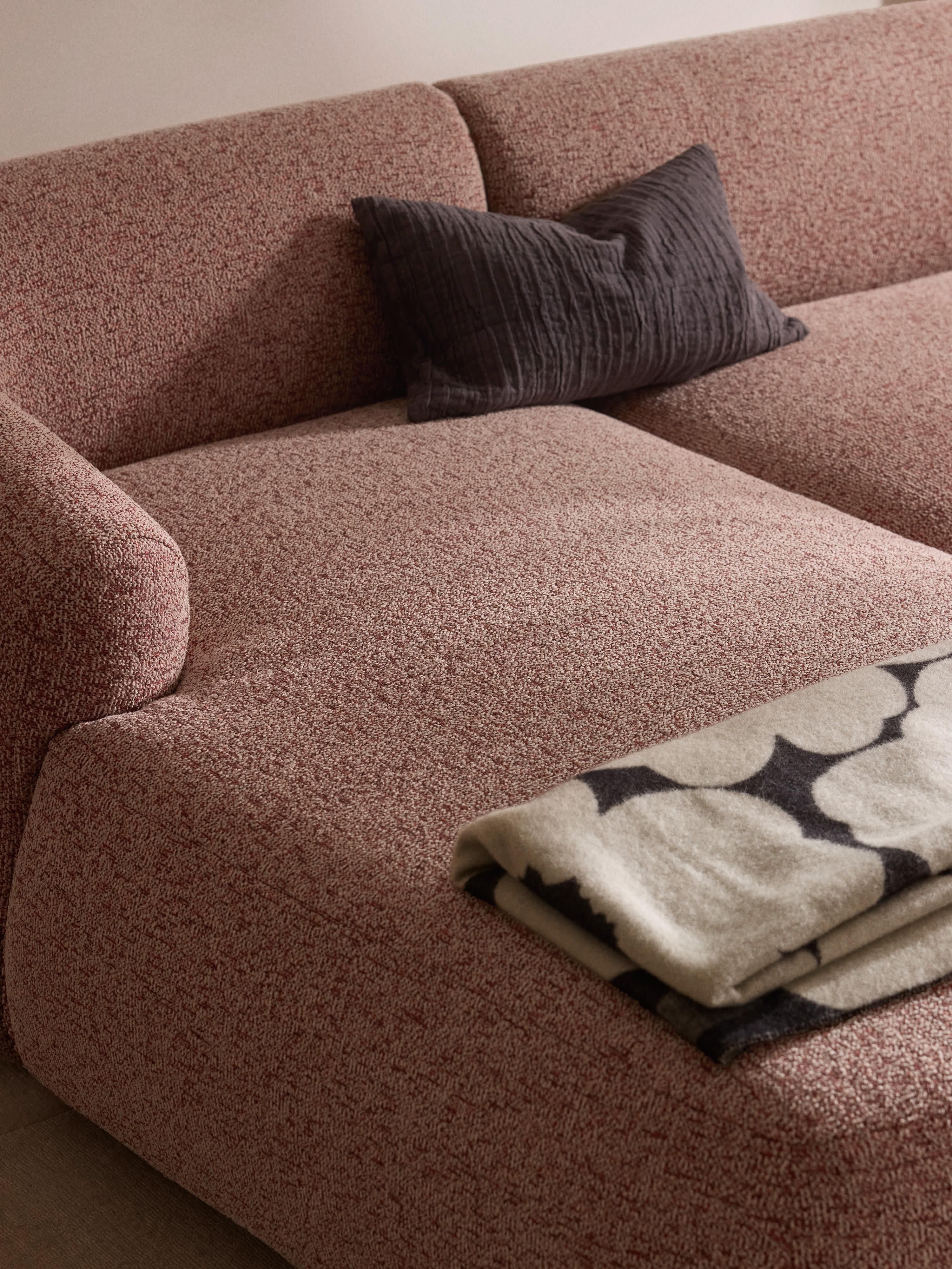 Sofia Modular Bouclé Corner Sofa (4-seater)