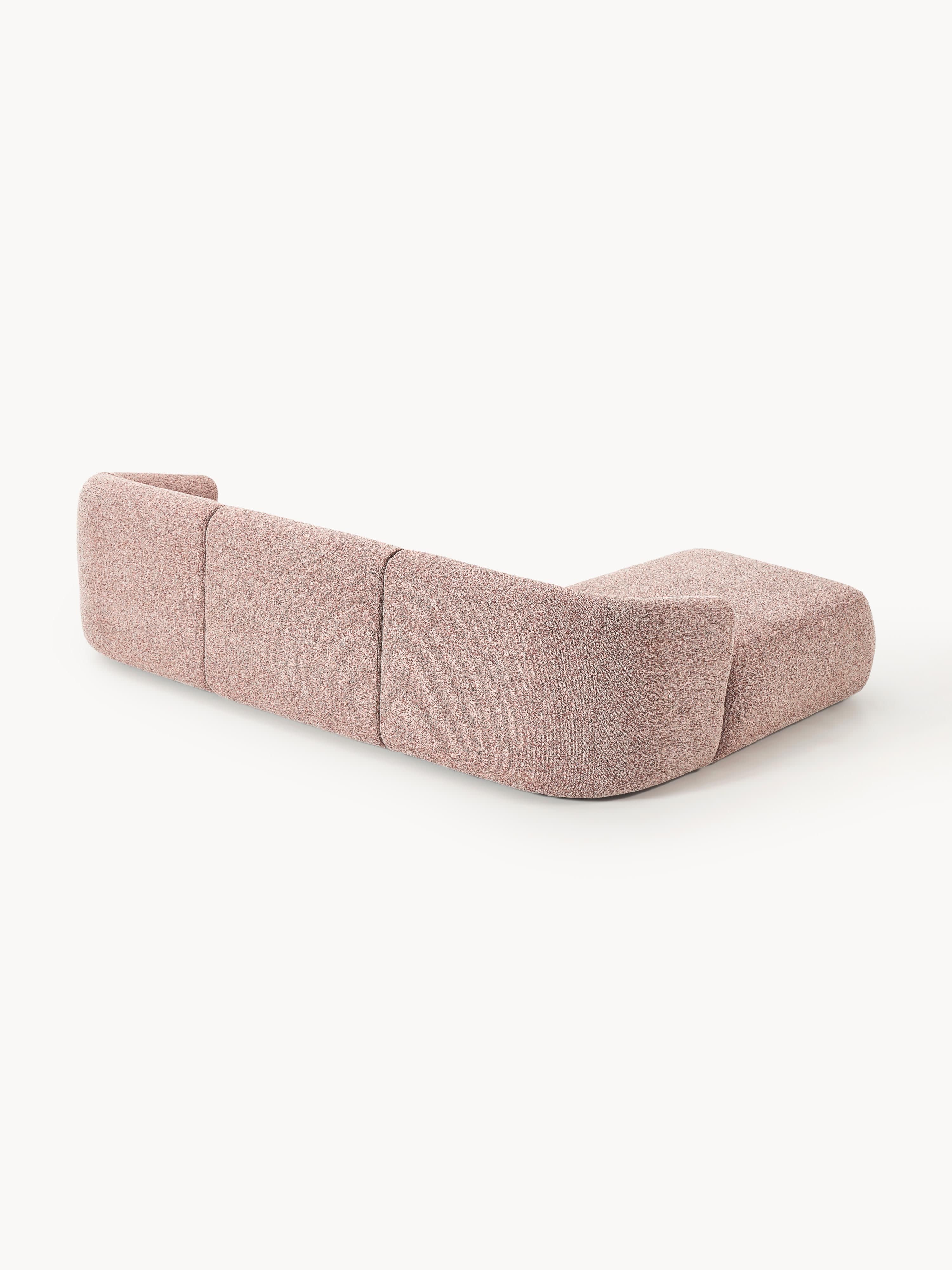 Sofia Modular Bouclé Corner Sofa (4-seater)
