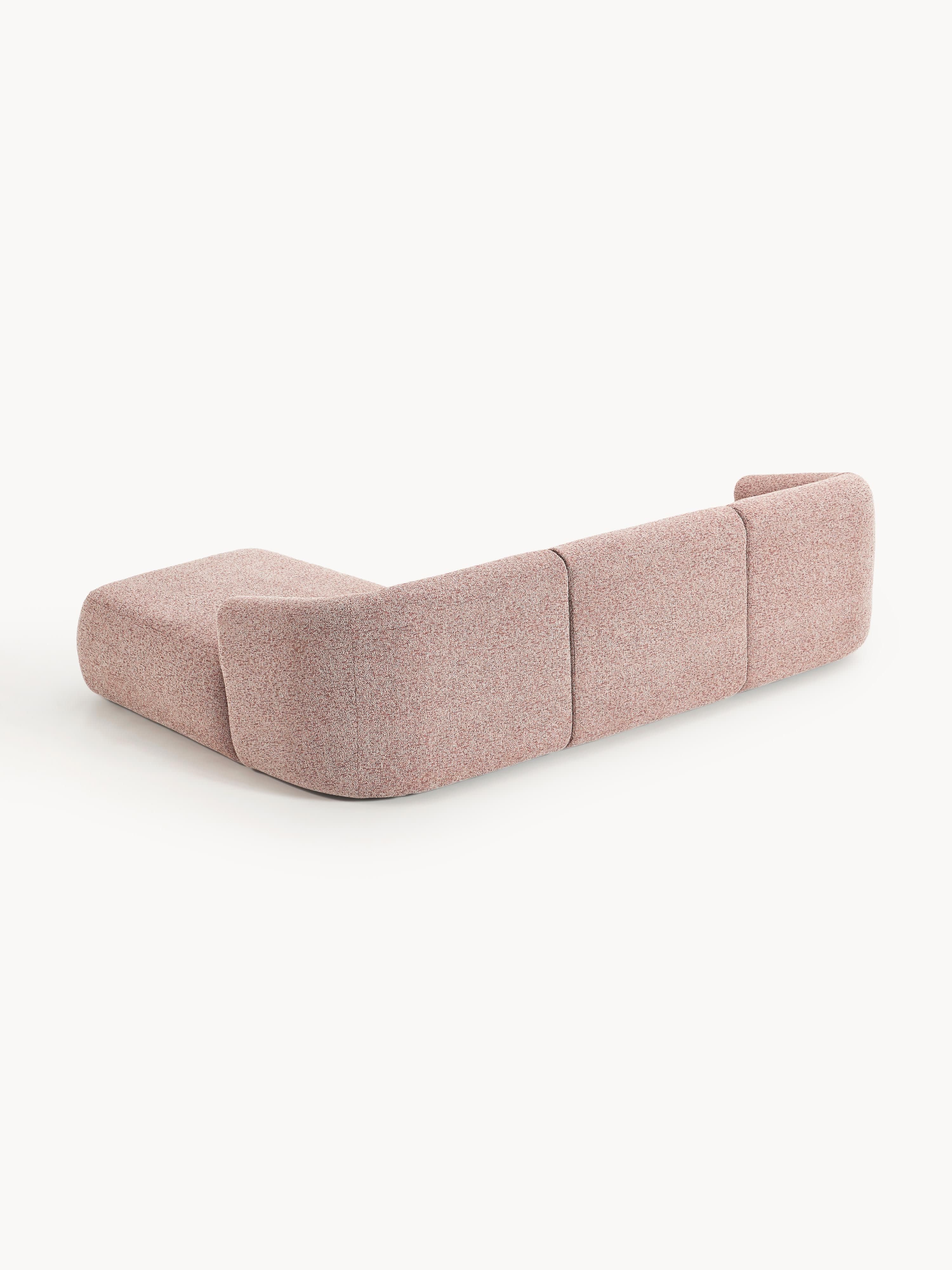 Sofia Modular Bouclé Corner Sofa (4-seater)