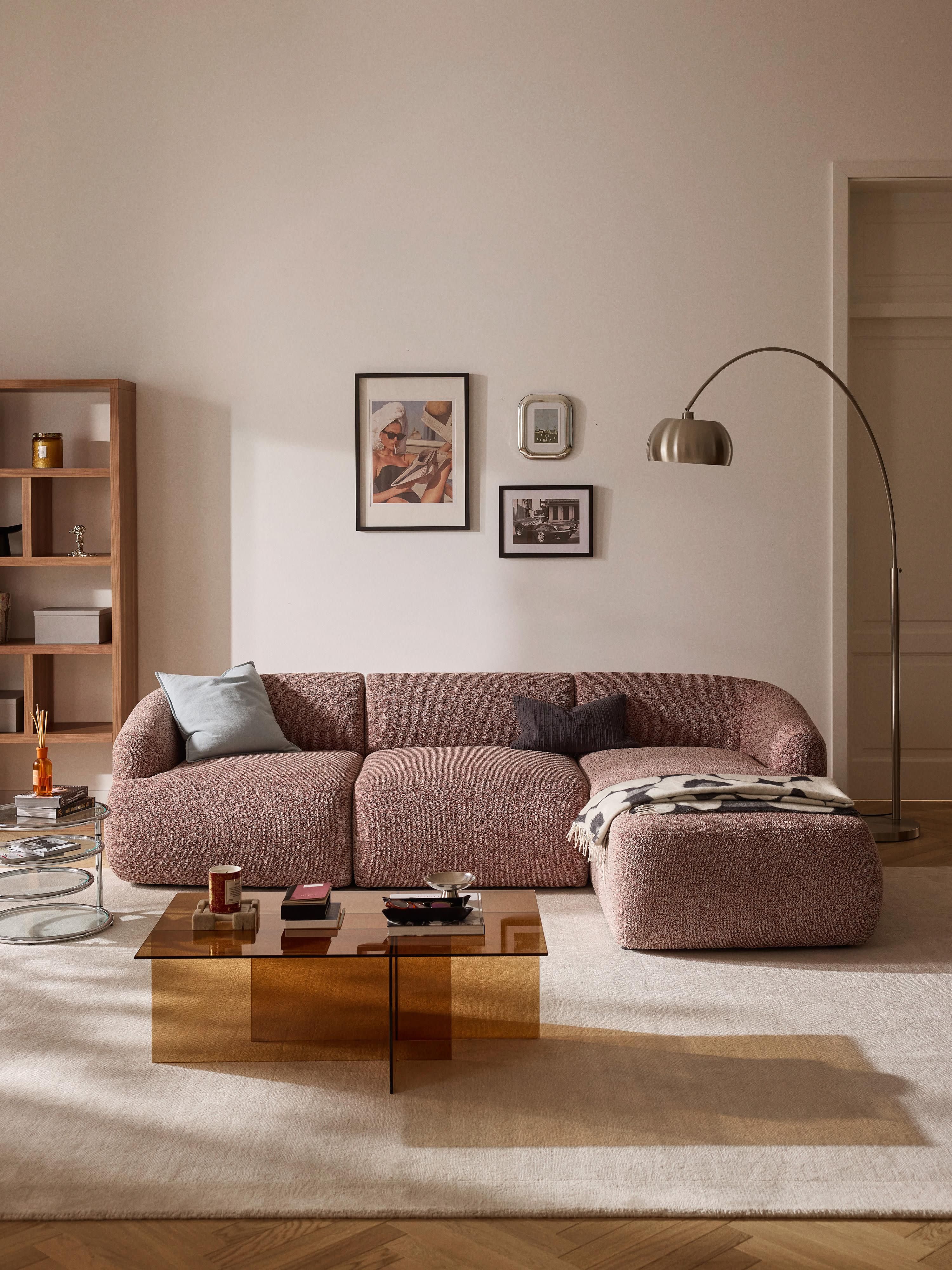 Sofia Modular Bouclé Corner Sofa (4-seater)
