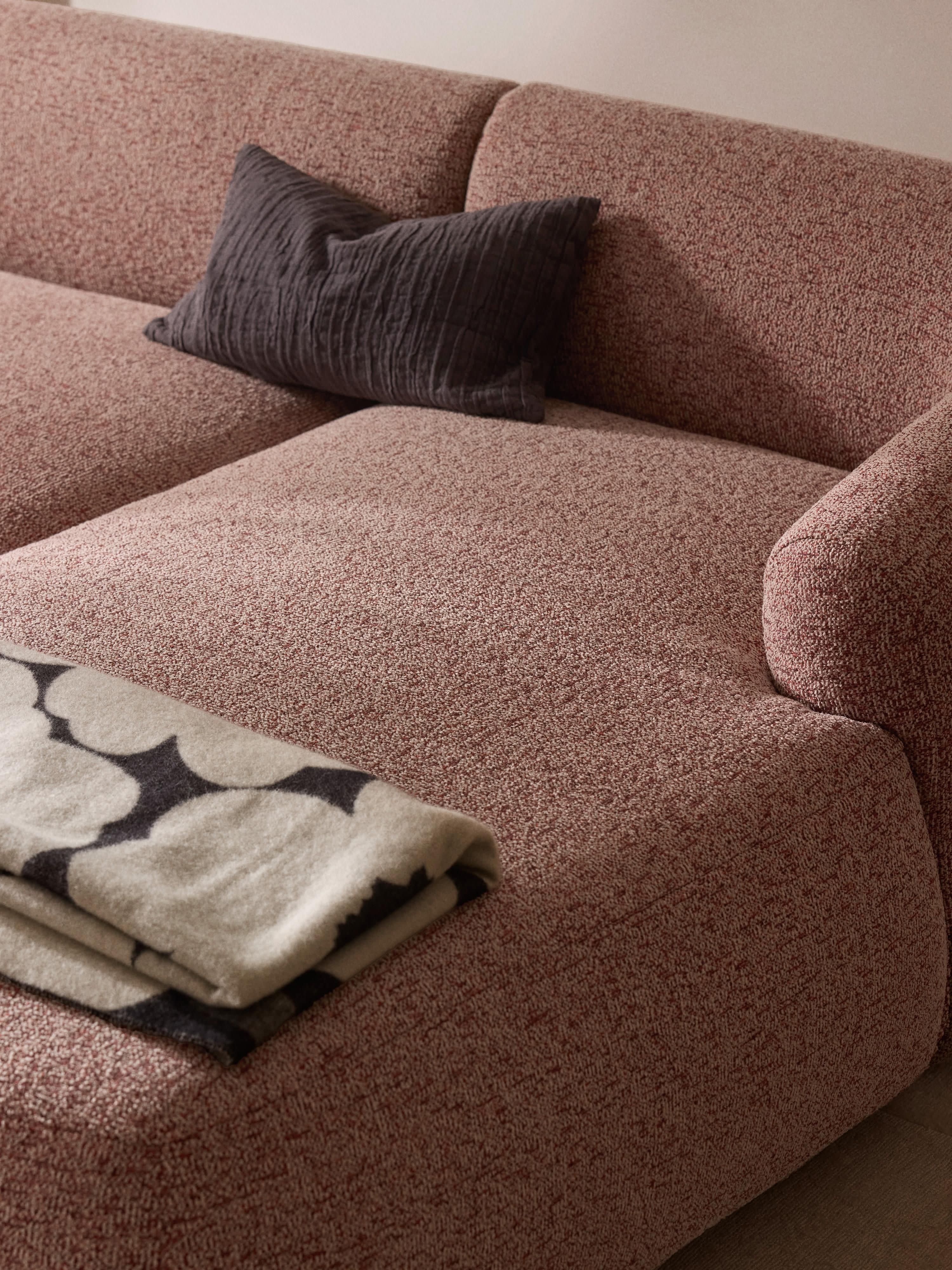Sofia Modular Bouclé Corner Sofa (4-seater)