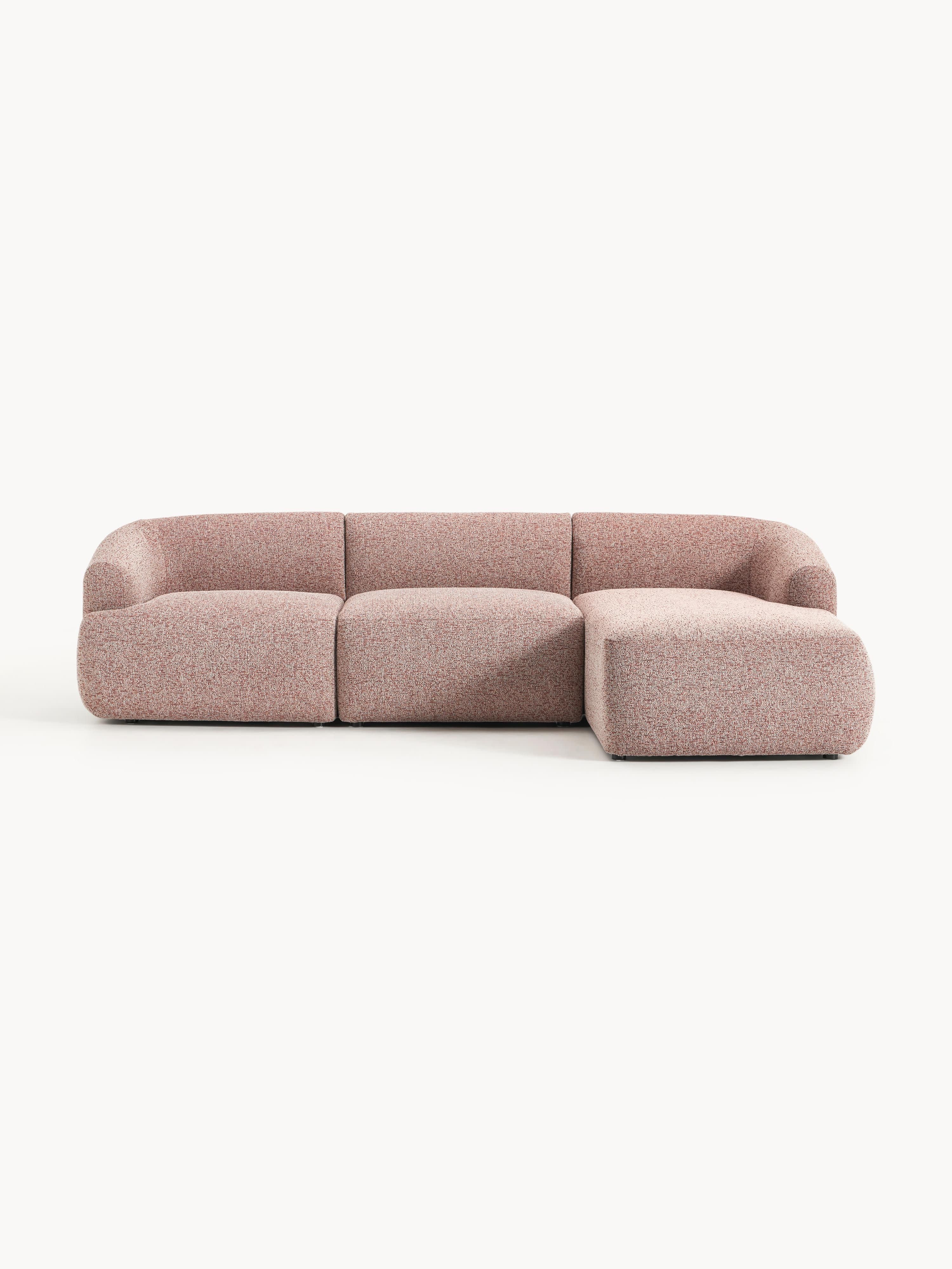 Sofia Modular Bouclé Corner Sofa (4-seater)