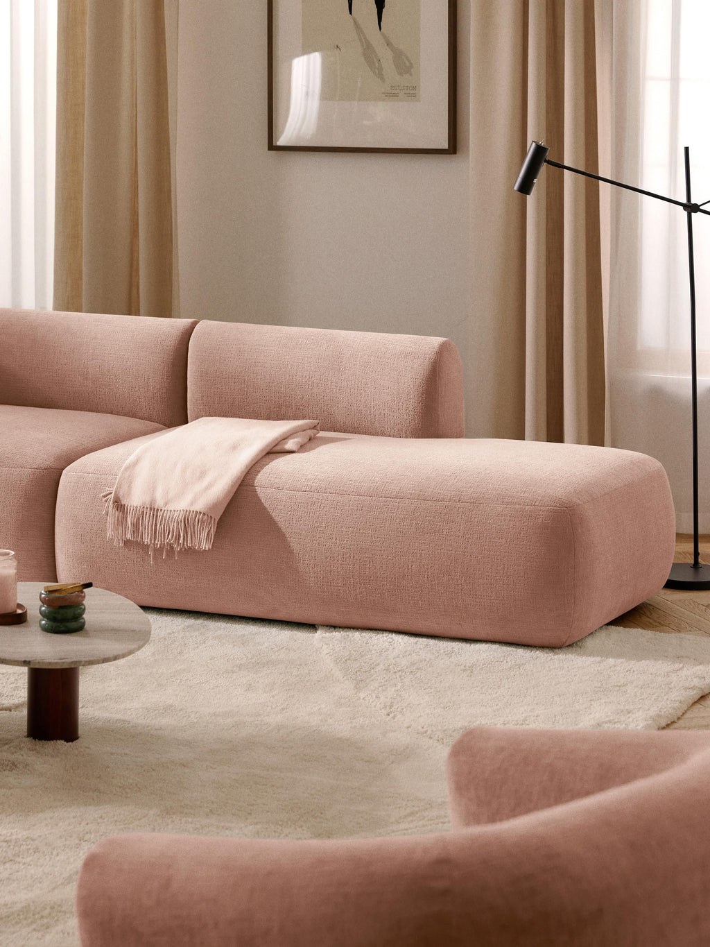 Sofia Modular Ottoman (4-seater)
