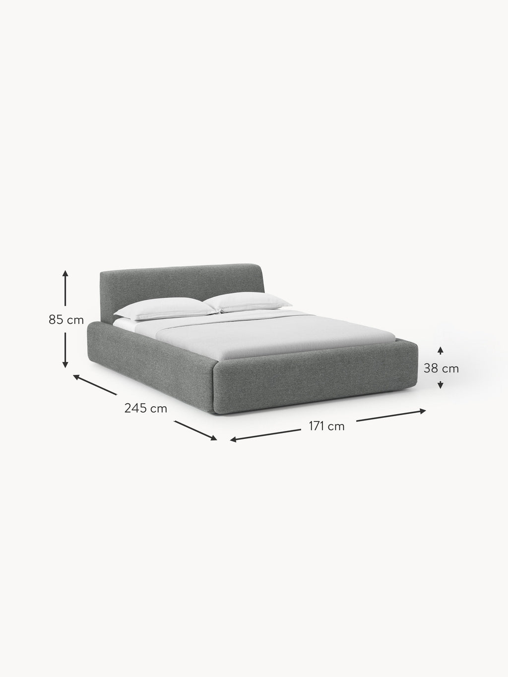 Melva Upholstered Bed with Storage