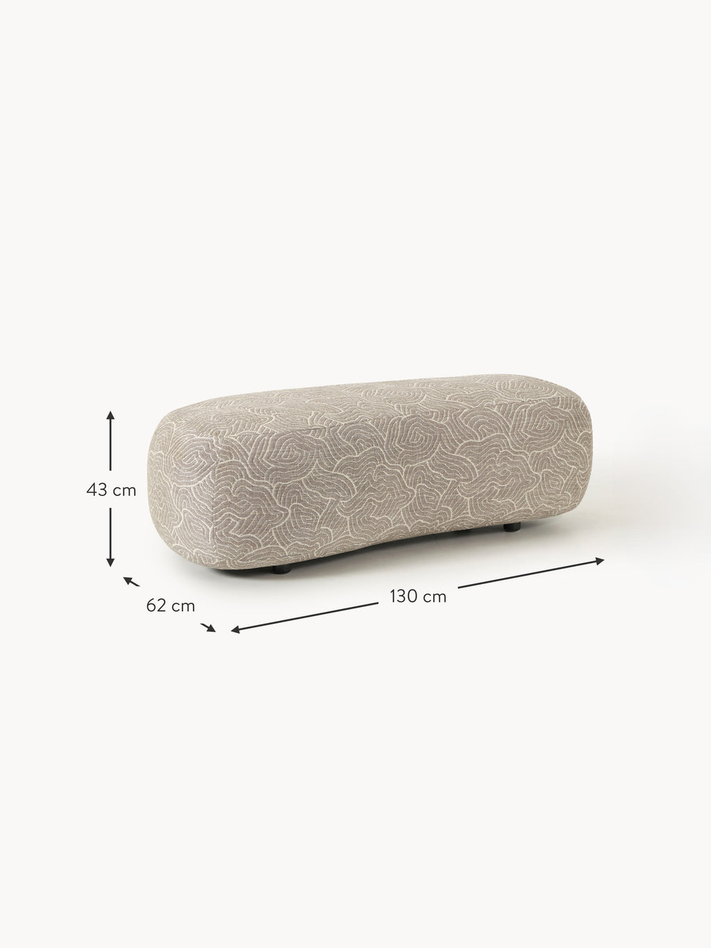 Alba XL Ottoman