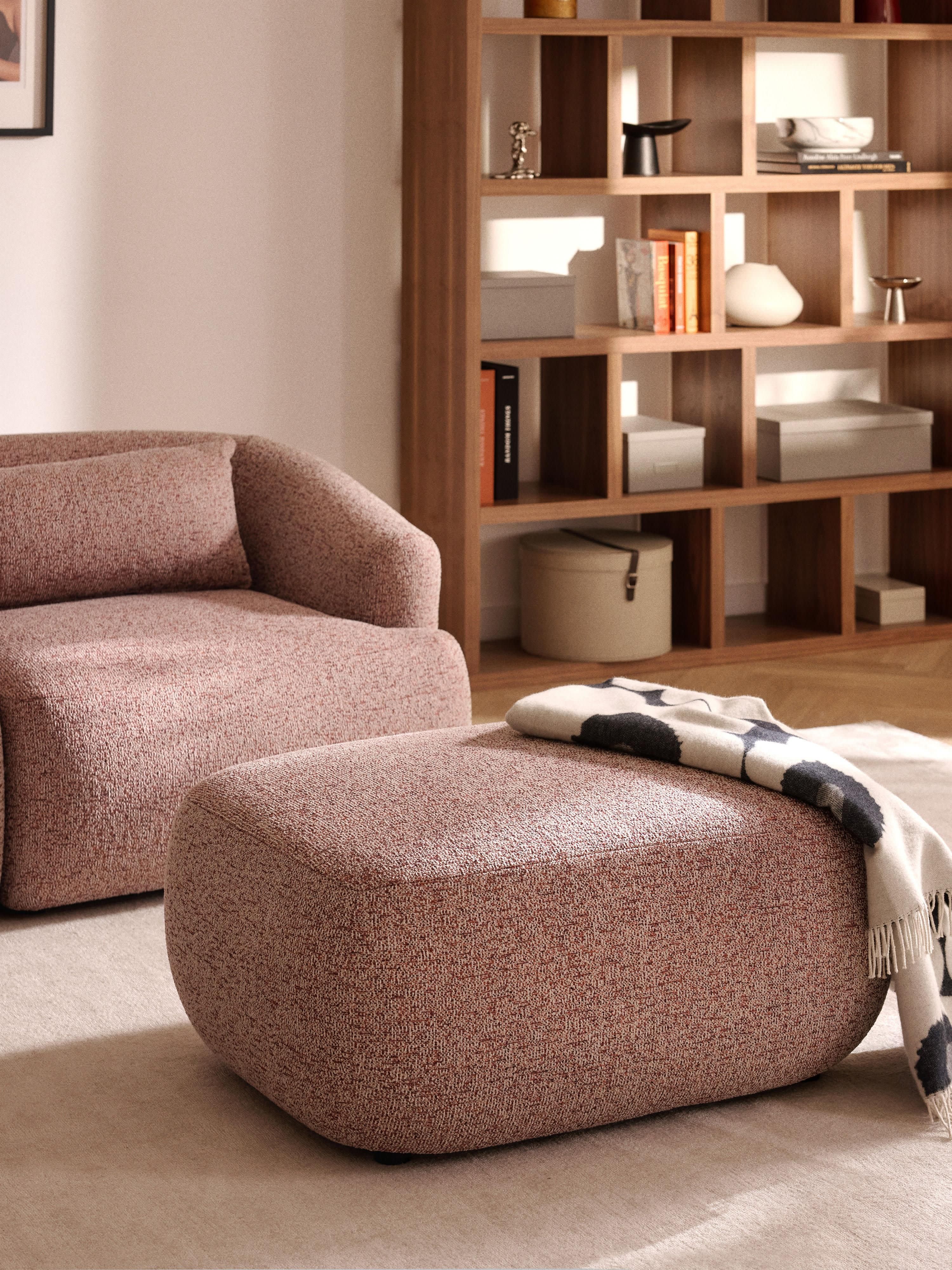 Sofia Bouclé Ottoman