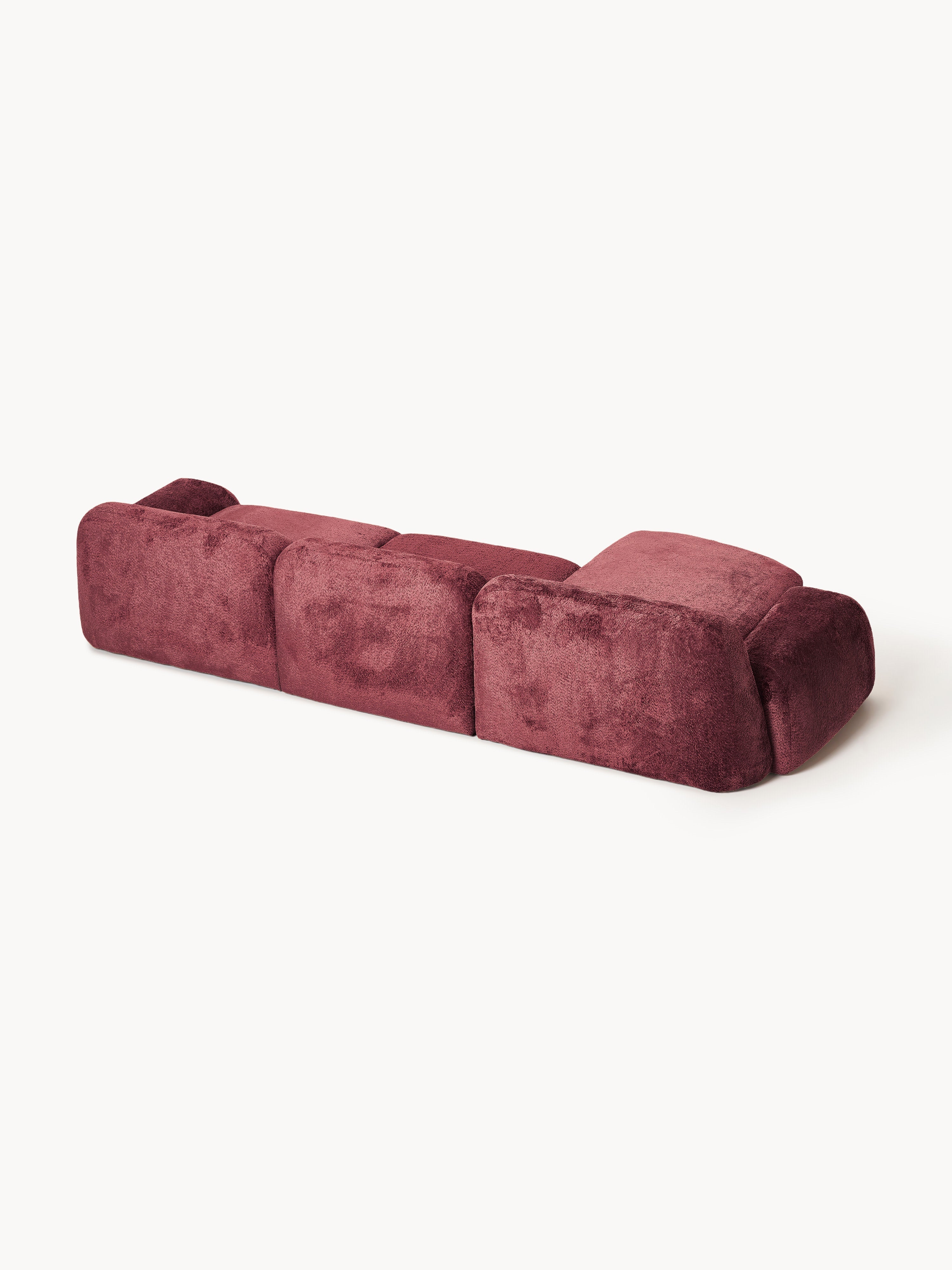Wolke Modular Teddy Bouclé Corner Sofa (4-seater)