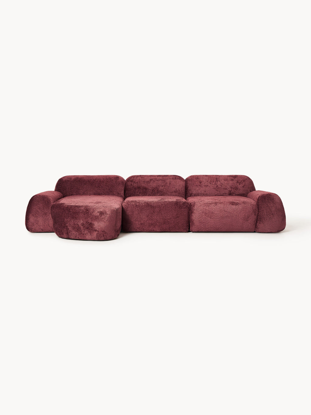 Gallery image 1 - Modular Teddy Bouclé Corner Sofa Wolke (4-seater)