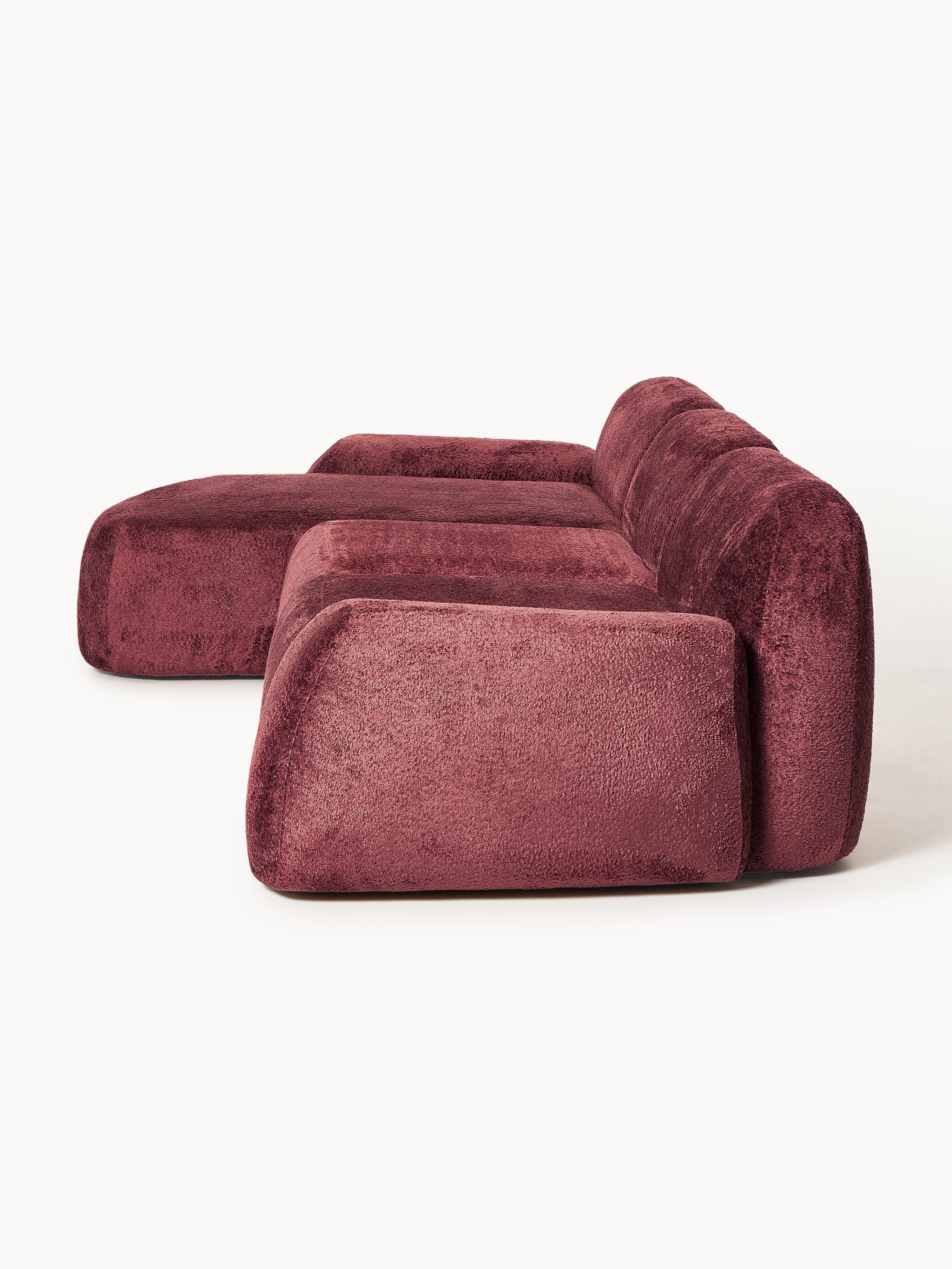 Wolke Modular Teddy Bouclé Corner Sofa (4-seater)