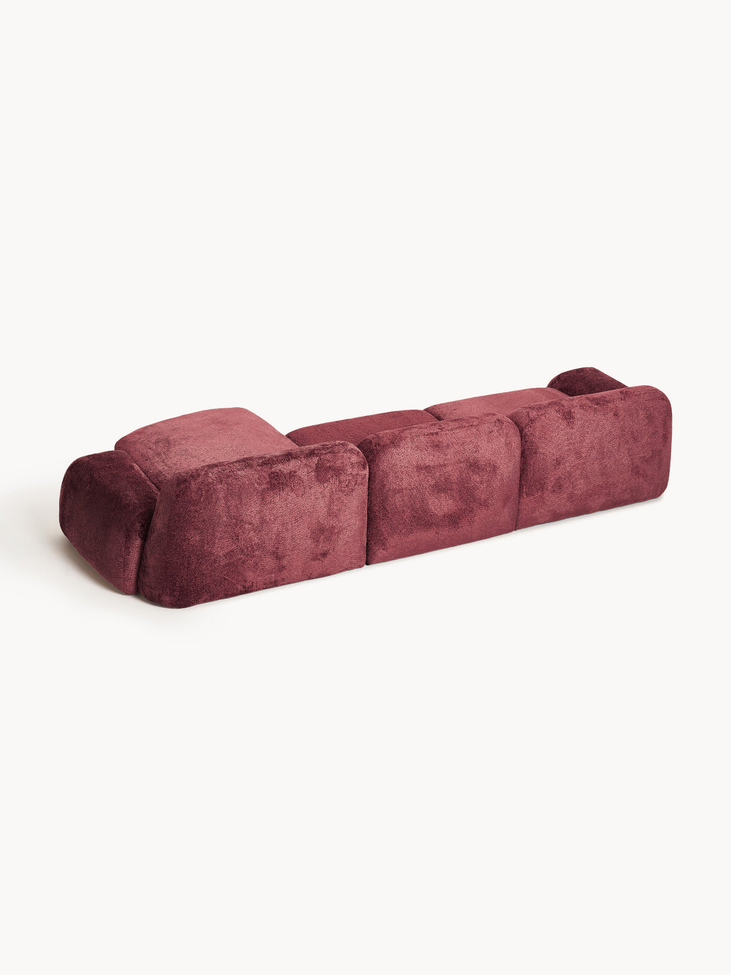 Wolke Modular Teddy Bouclé Corner Sofa (4-seater)