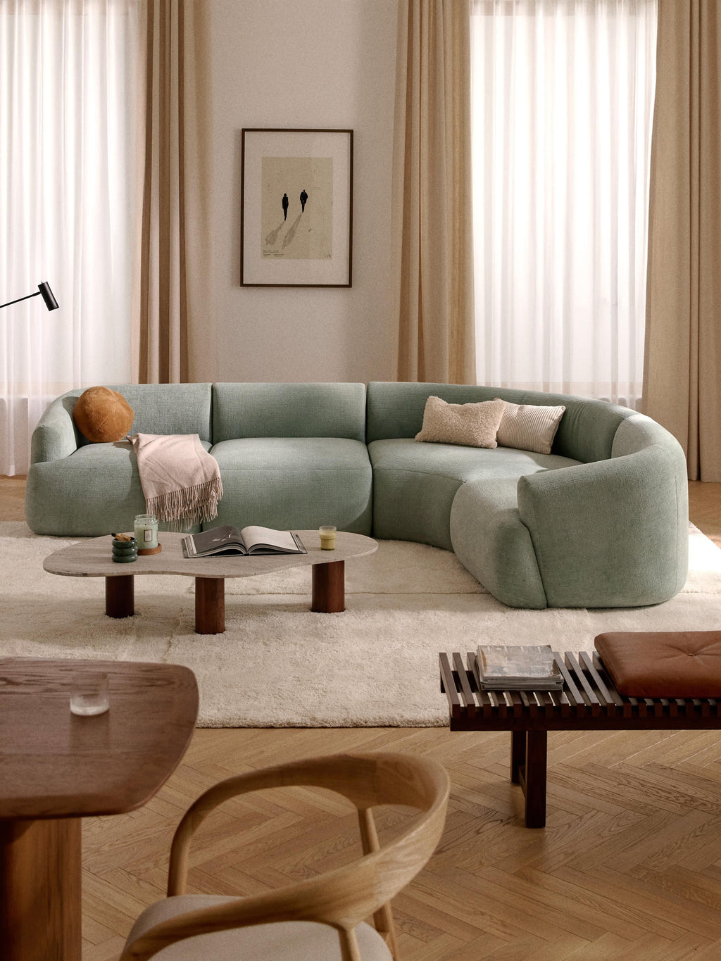 Sofia Modular Corner Sofa (4-seater)