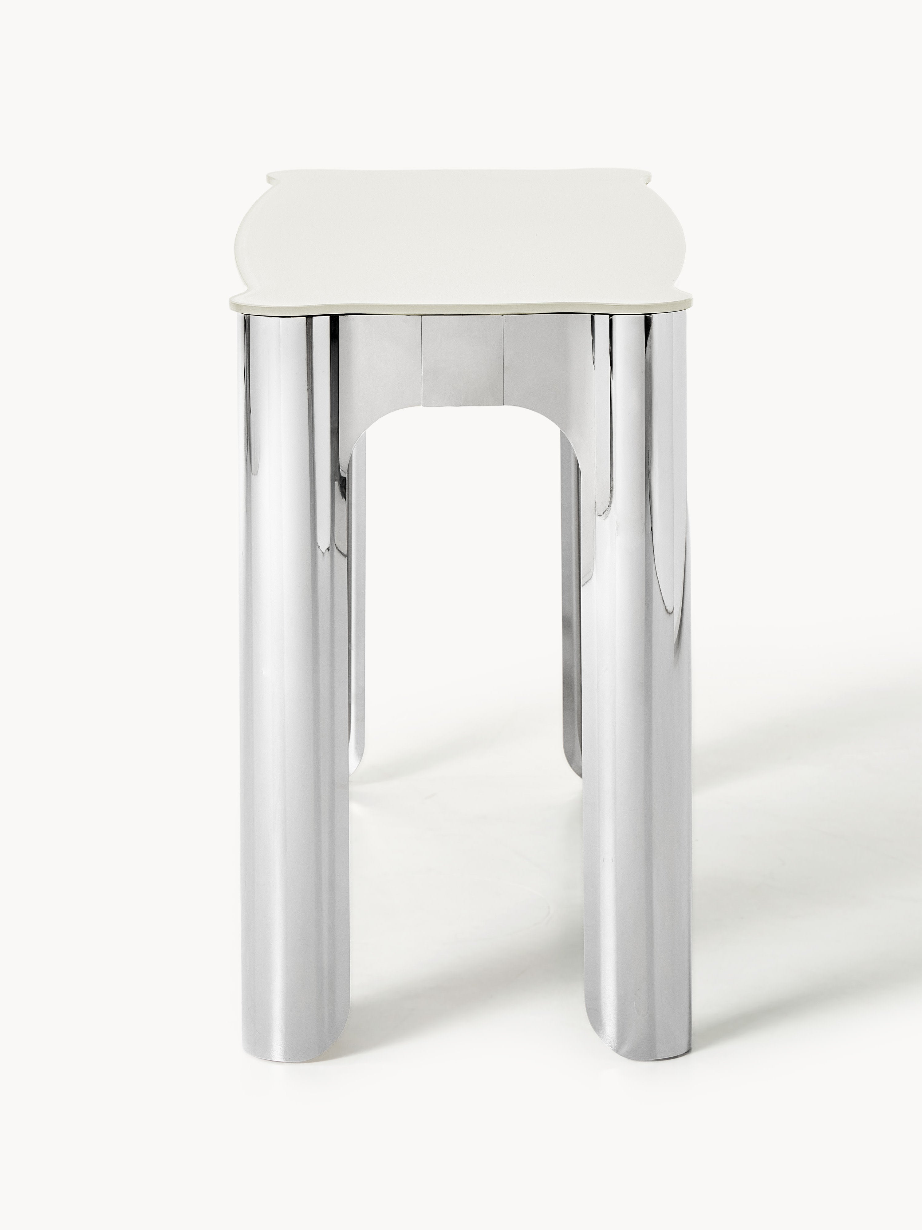 Georgia Console Table with Glass Top