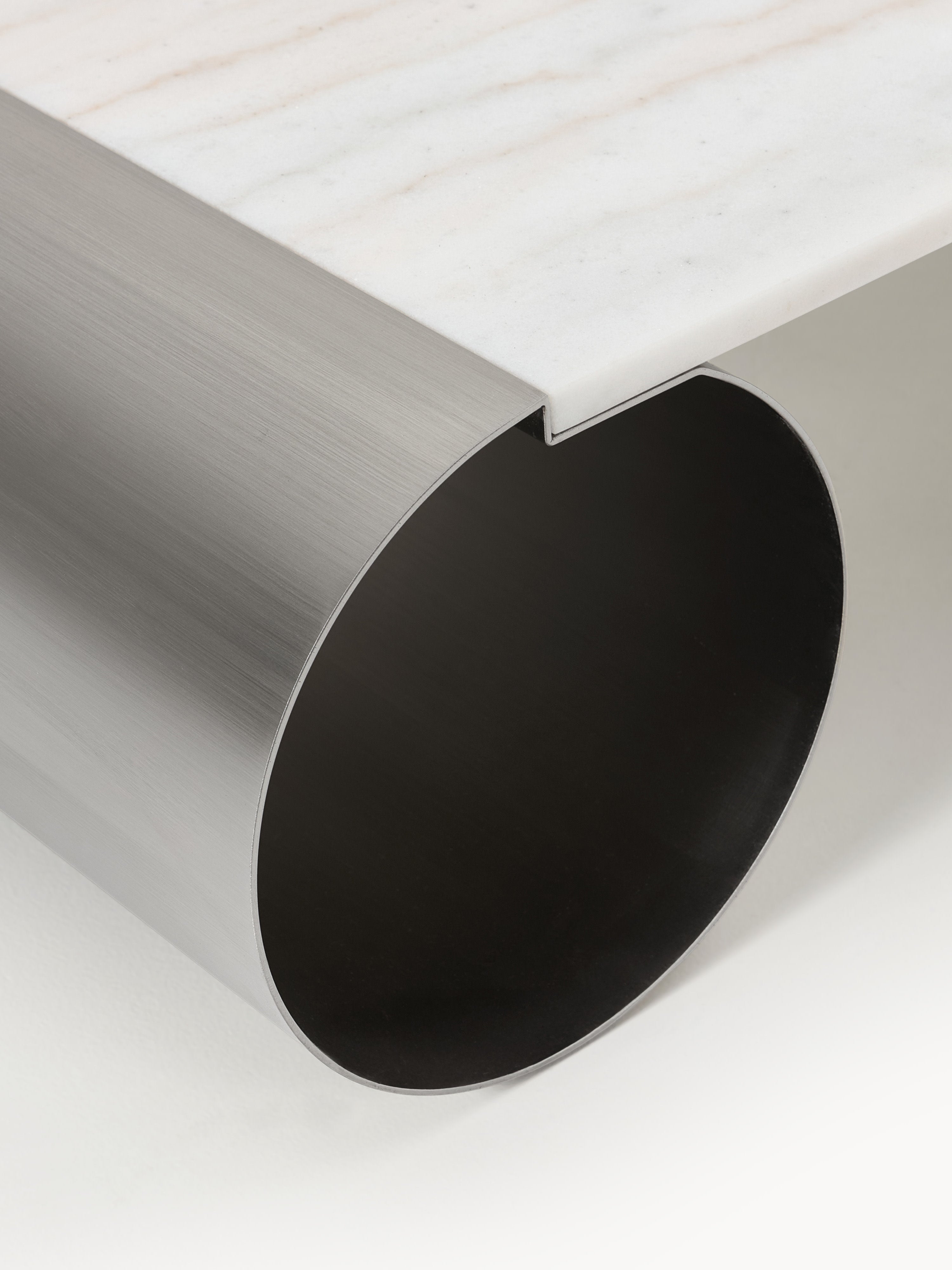 Blaze XL Coffee Table with Marble Top, W 160 cm