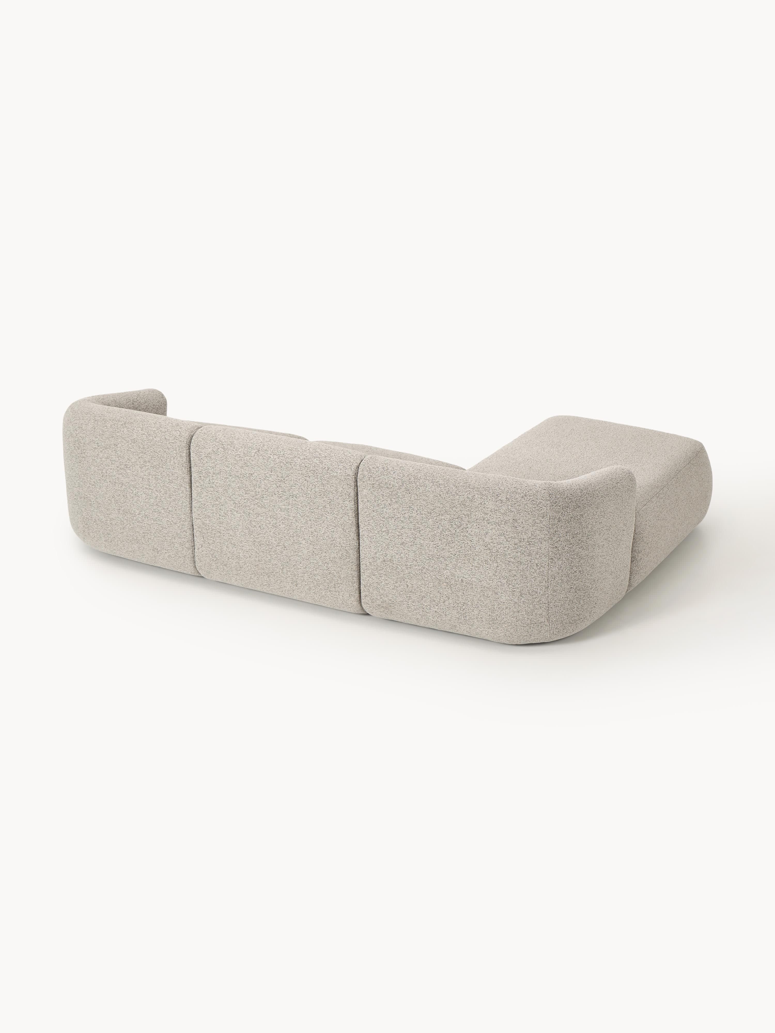Sofia Modular Bouclé Corner Sofa (4-seater)