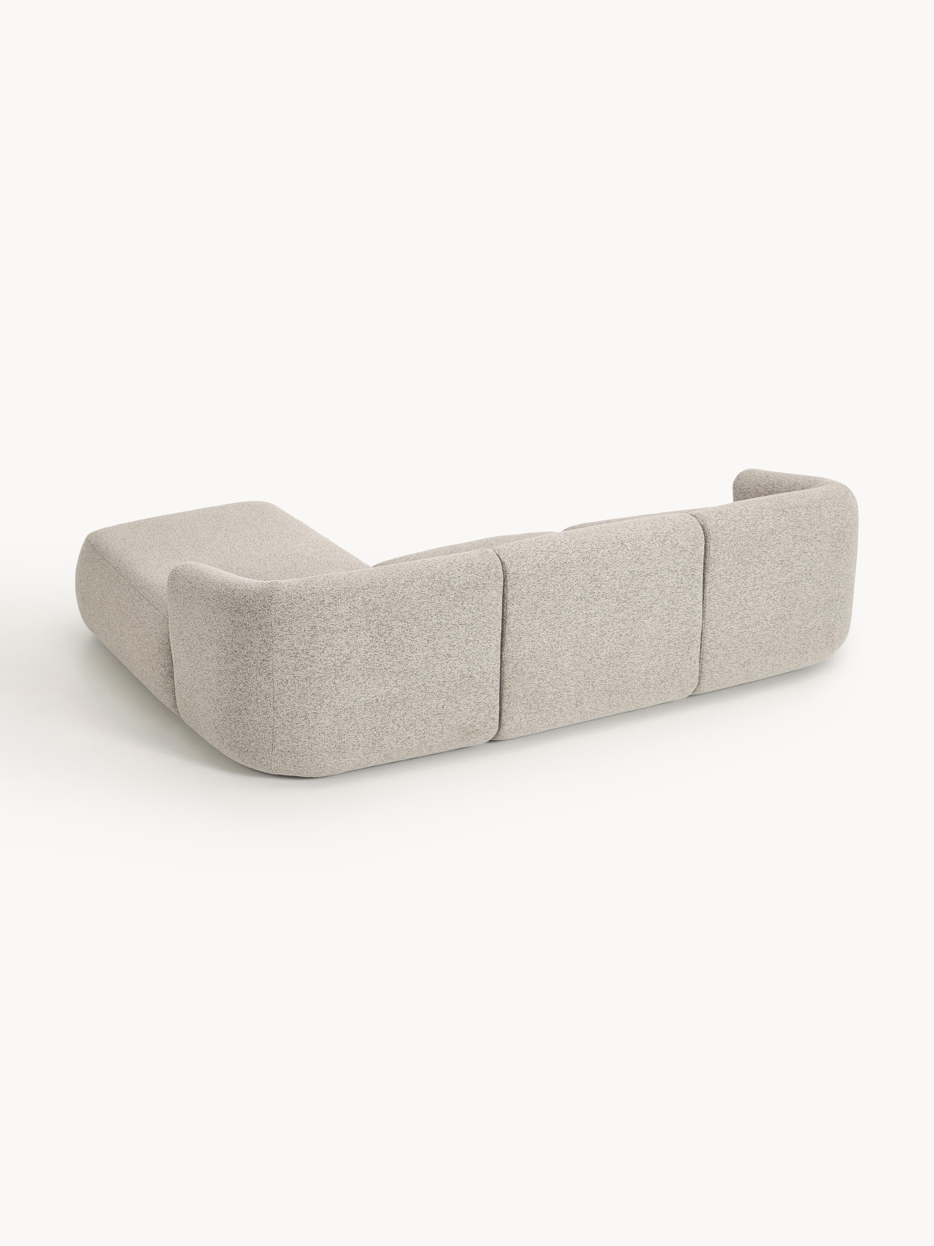 Sofia Modular Bouclé Corner Sofa (4-seater)